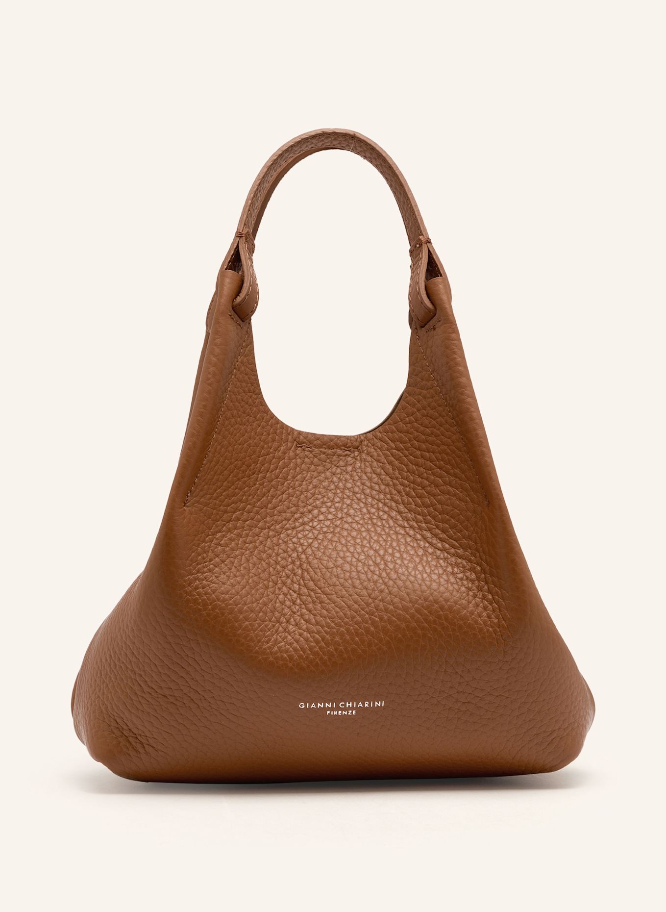 GIANNI CHIARINI Handtasche DUA MEDIUM mit Pouch: COGNAC