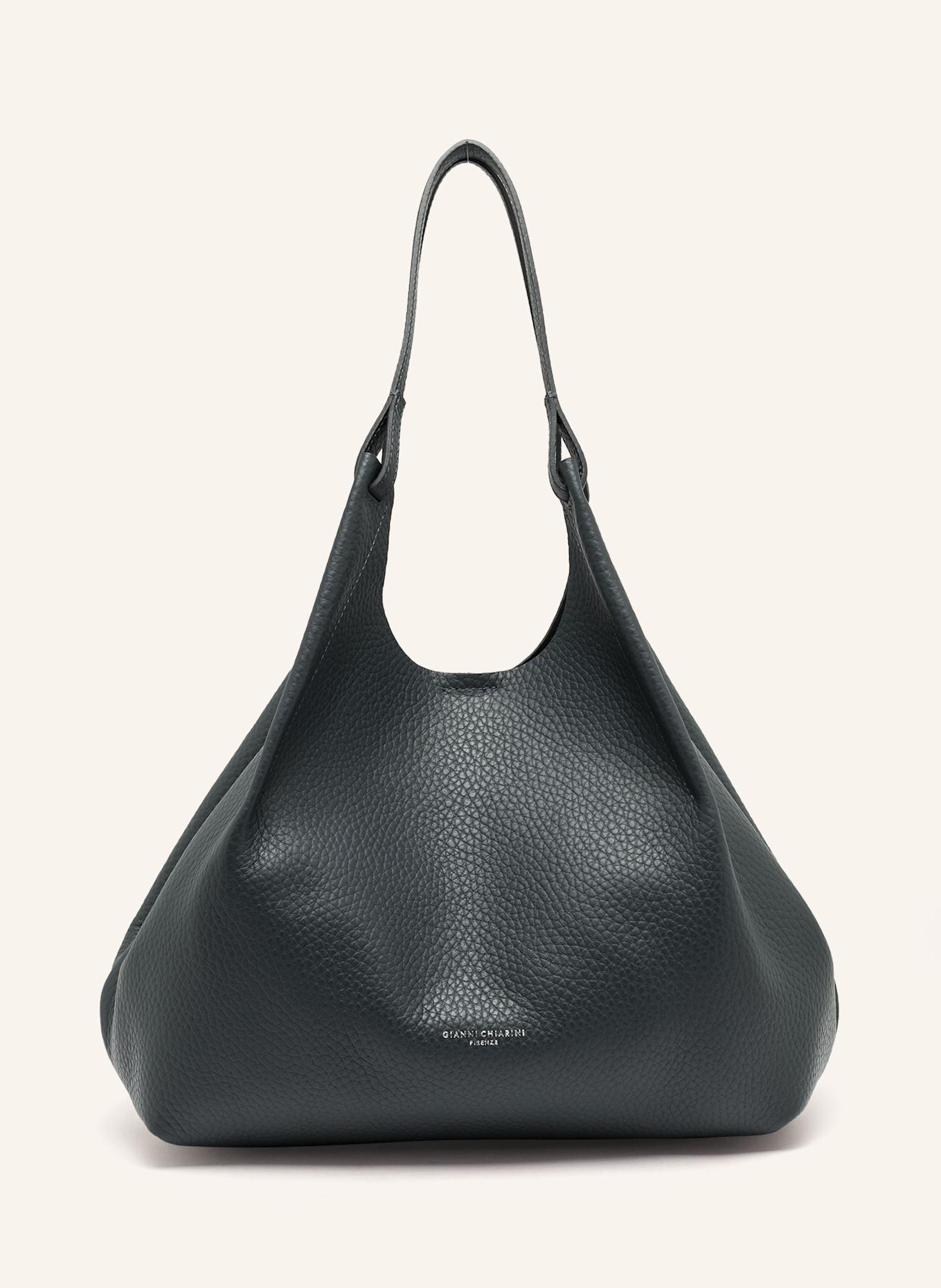 GIANNI CHIARINI Beuteltasche DUA XL mit Pouch: DUNKELGRAU