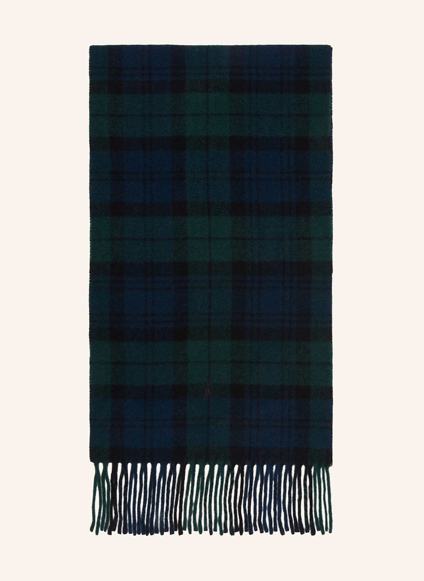 POLO RALPH LAUREN Schal: BLAU / GRÜN / SCHWARZ