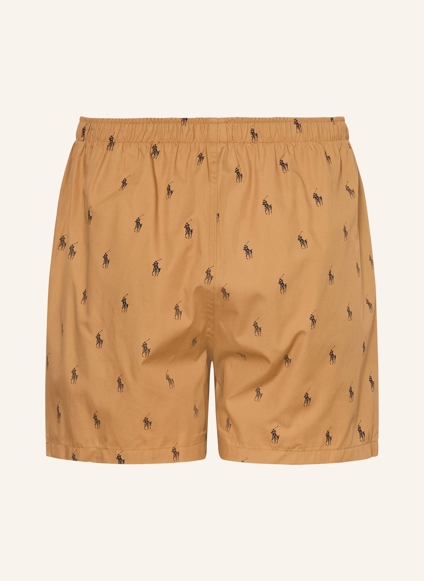 POLO RALPH LAUREN 3er-Pack Web-Boxershorts: DUNKELBRAUN / BLAU / BRAUN