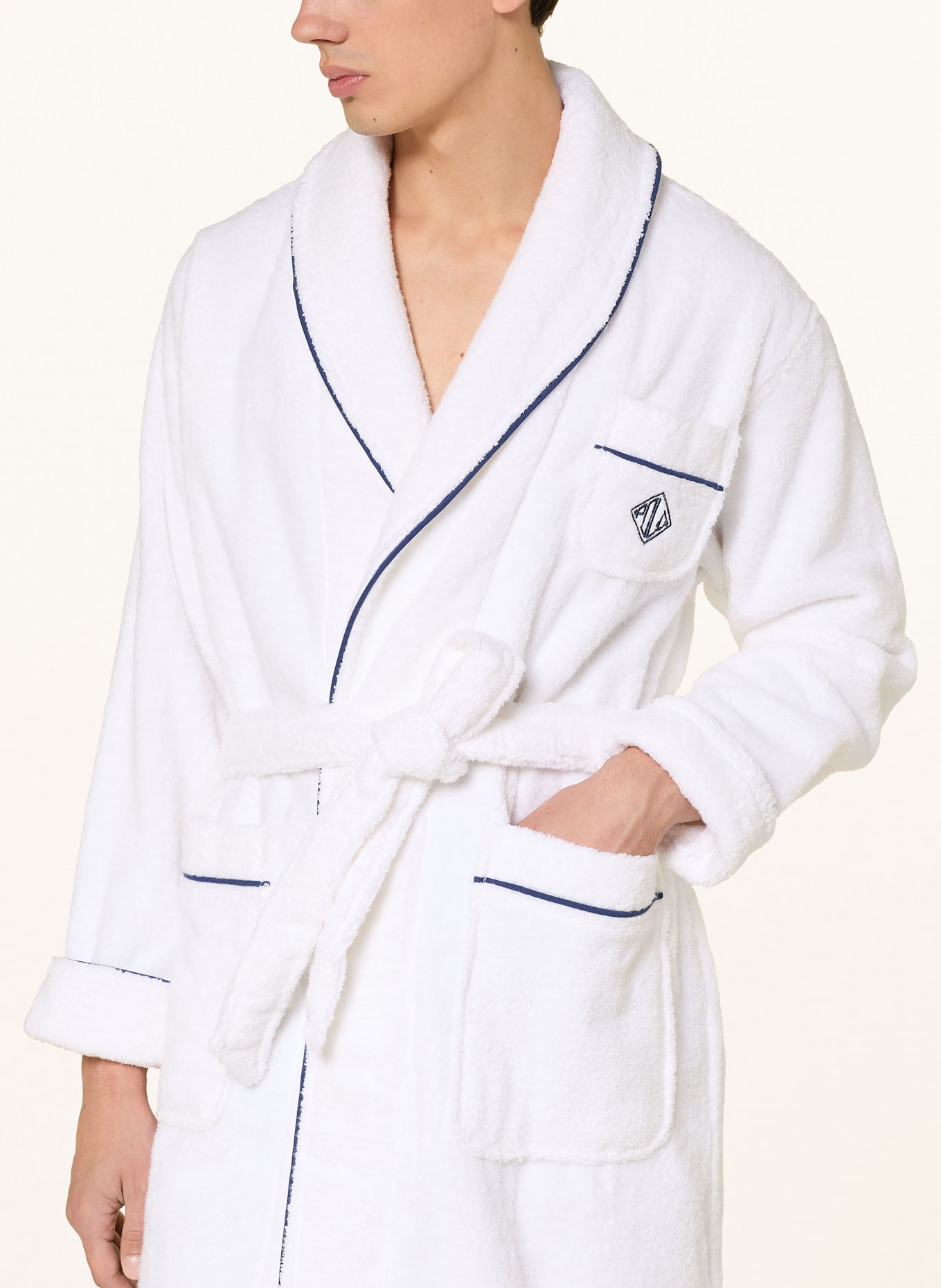 POLO RALPH LAUREN Unisex-Bademantel: WEISS