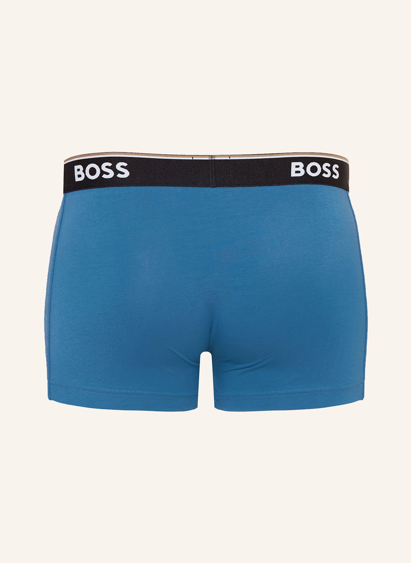 BOSS 3er-Pack Boxershorts POWER: BLAU / DUNKELBLAU / HELLBLAU