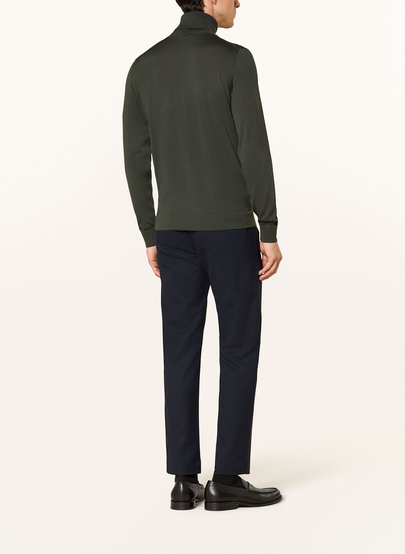 STRELLSON Rollkragenpullover MAREK: DUNKELGRÜN