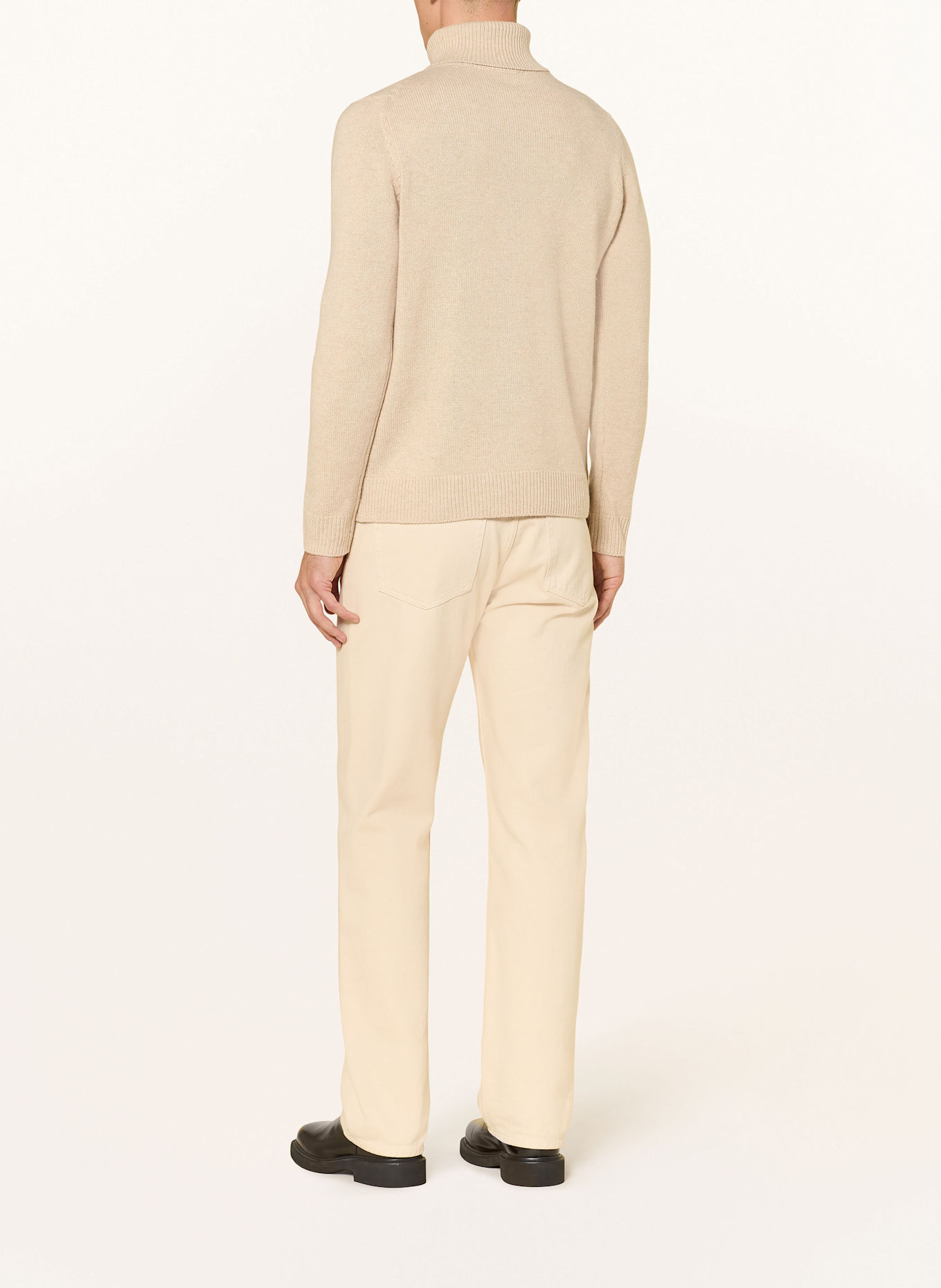 SANDRO Rollkragenpullover: HELLGELB