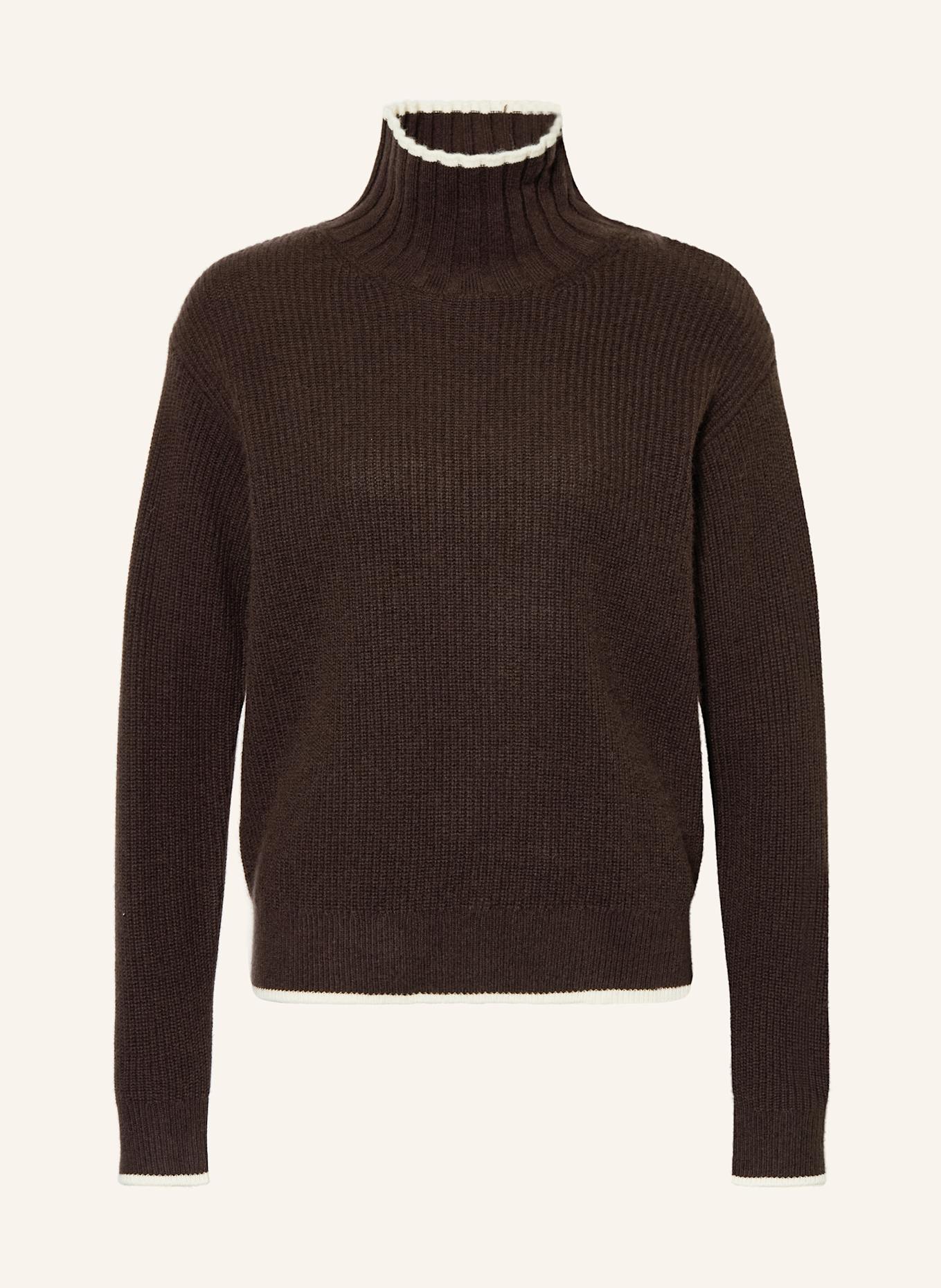 SANDRO Pullover: DUNKELBRAUN