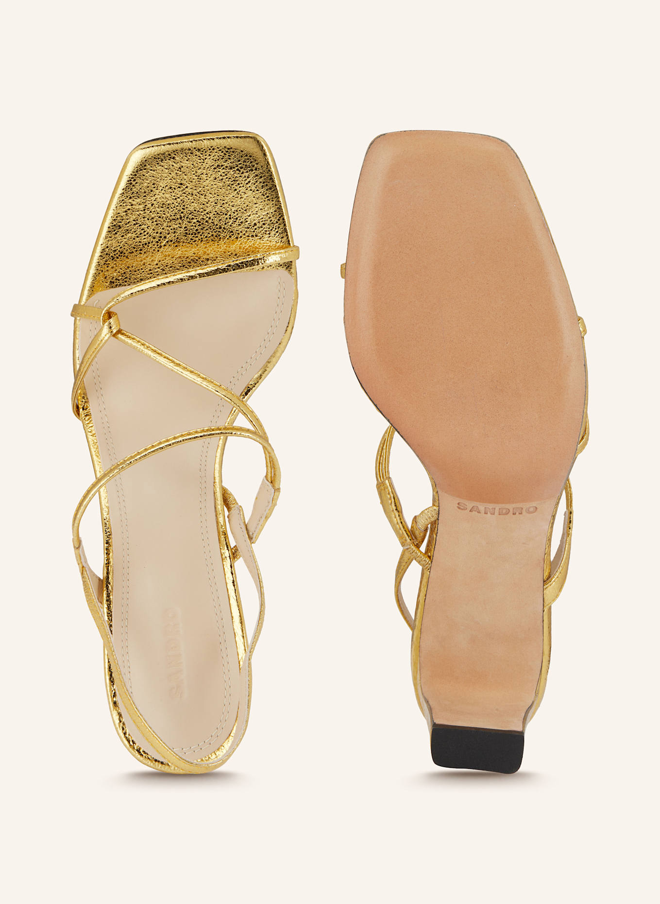 SANDRO Sandaletten: GOLD