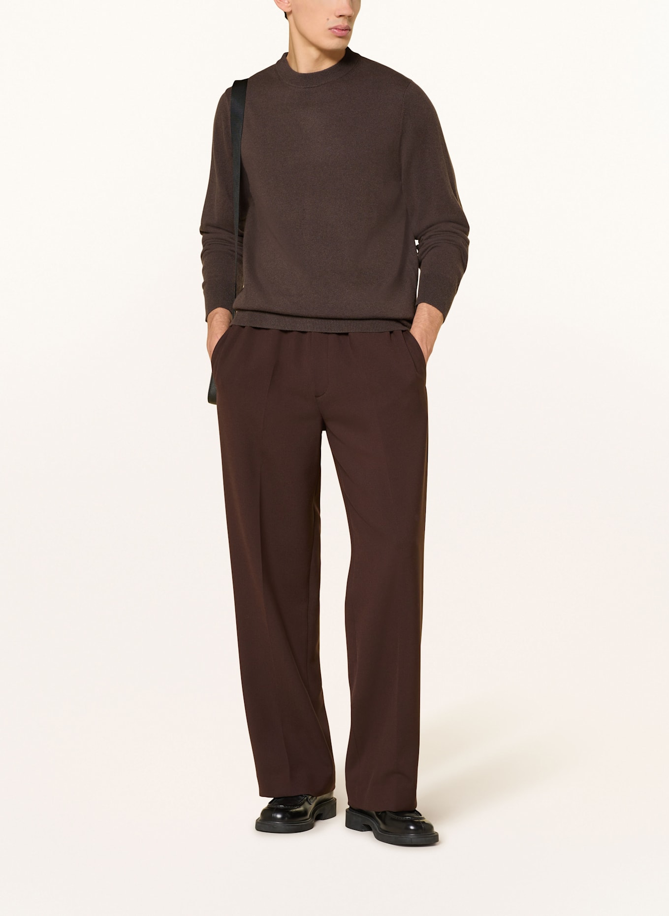 SANDRO Cashmere-Pullover: TAUPE