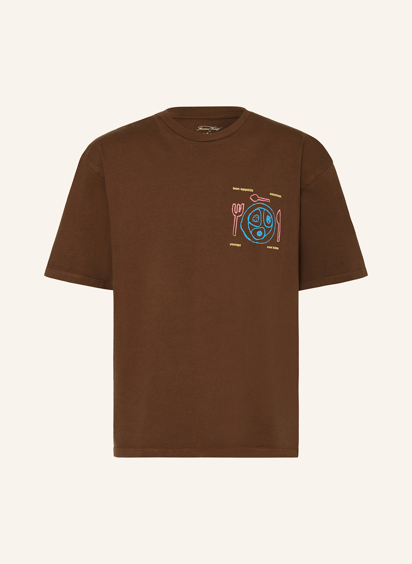 American Vintage koszulka: BRĄZOWY