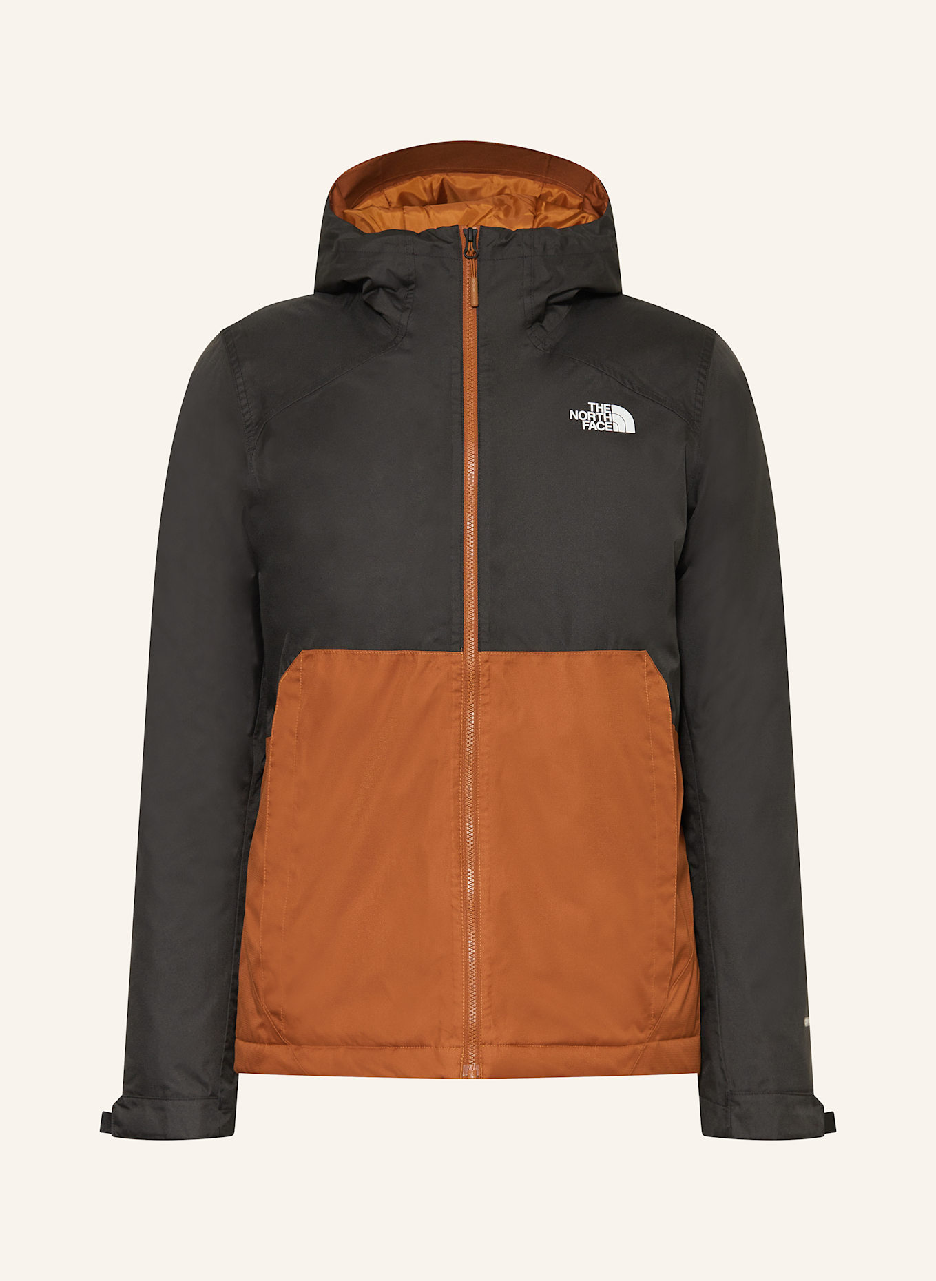 THE NORTH FACE Funktionsjacke MILLERTON: BRAUN / SCHWARZ