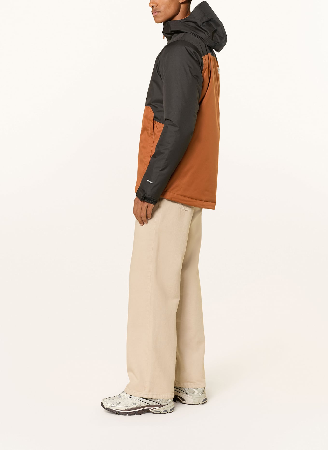 THE NORTH FACE Funktionsjacke MILLERTON: BRAUN / SCHWARZ