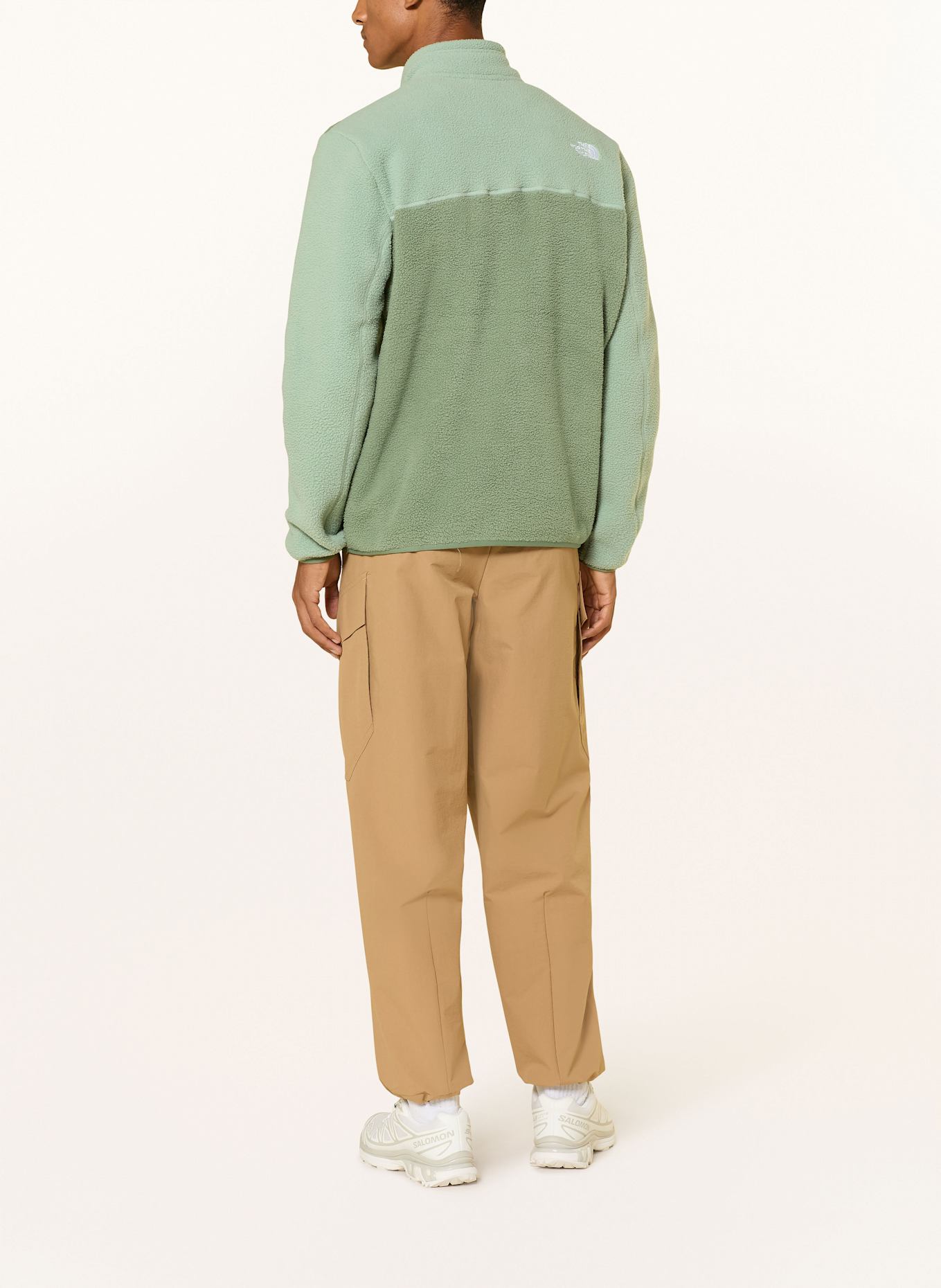 THE NORTH FACE Kurtka z polaru YUMIORI: JASNOZIELONY