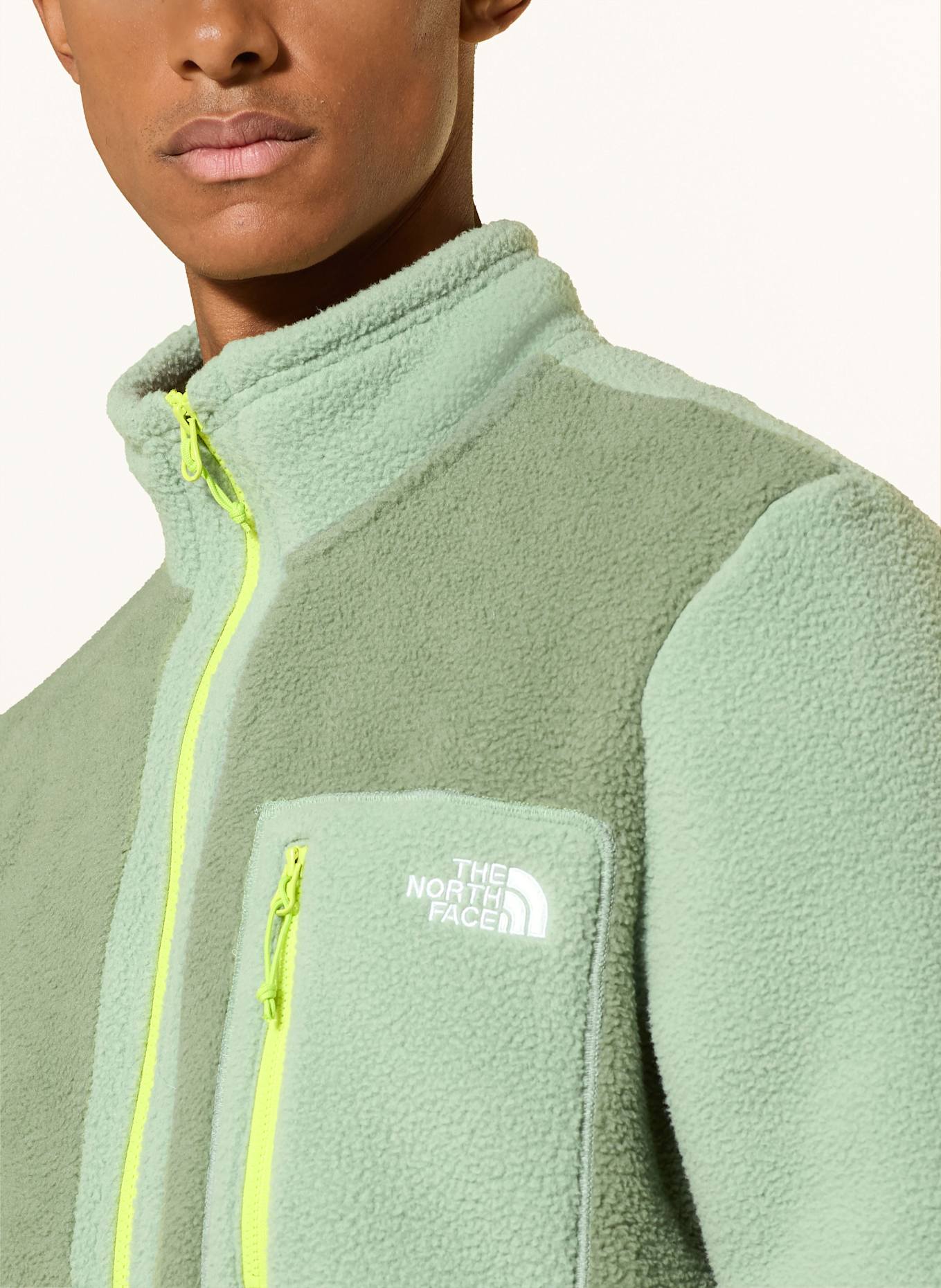 THE NORTH FACE Kurtka z polaru YUMIORI: JASNOZIELONY
