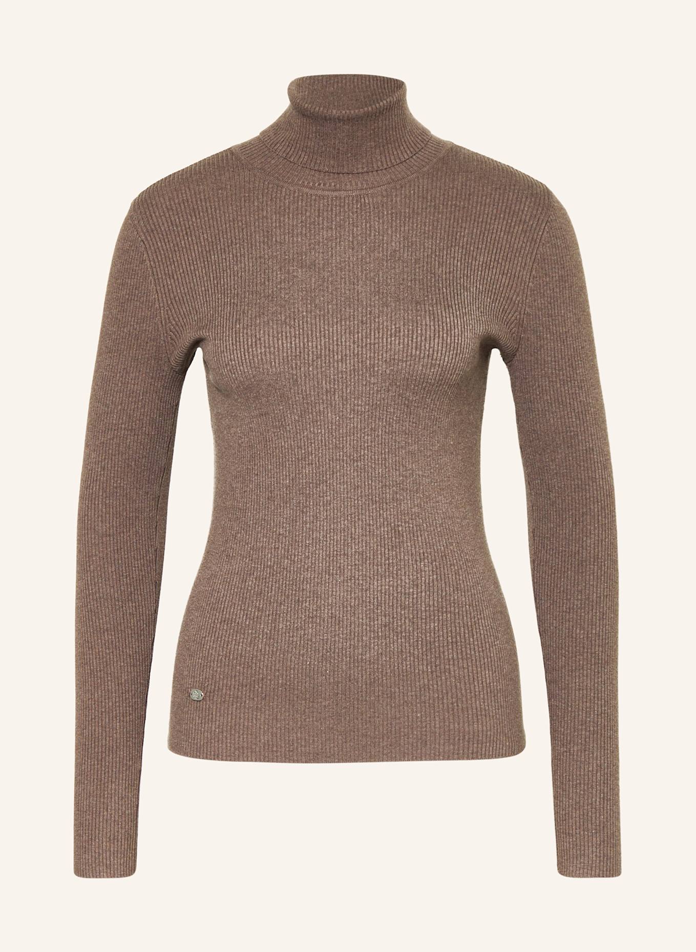 LAUREN RALPH LAUREN Rollkragenpullover: BRAUN