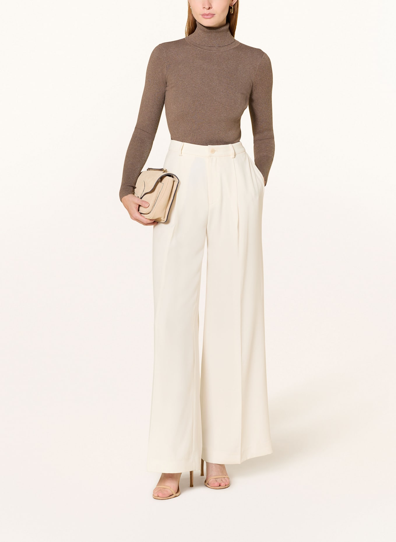 LAUREN RALPH LAUREN Rollkragenpullover: BRAUN