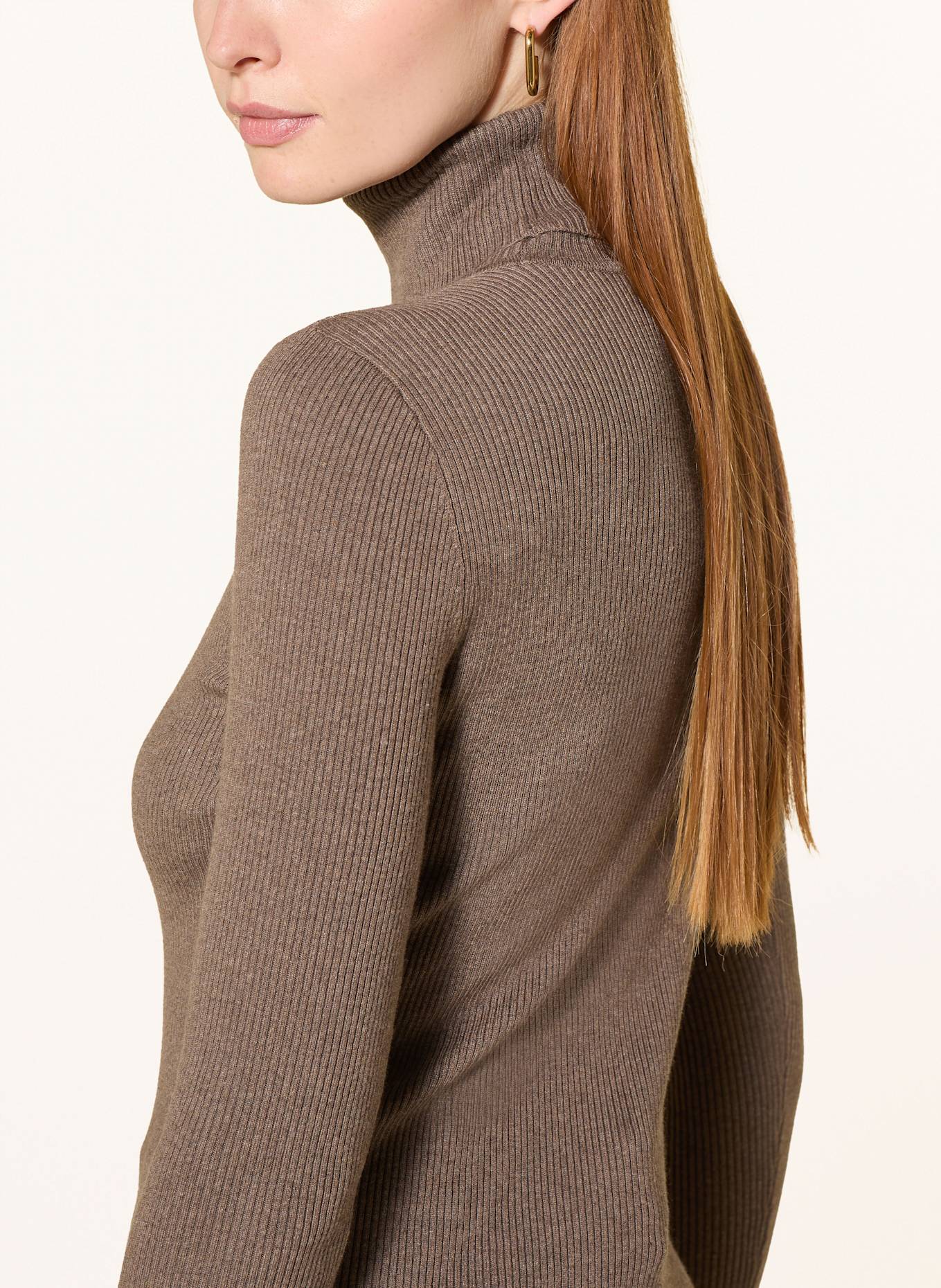 LAUREN RALPH LAUREN Rollkragenpullover: BRAUN