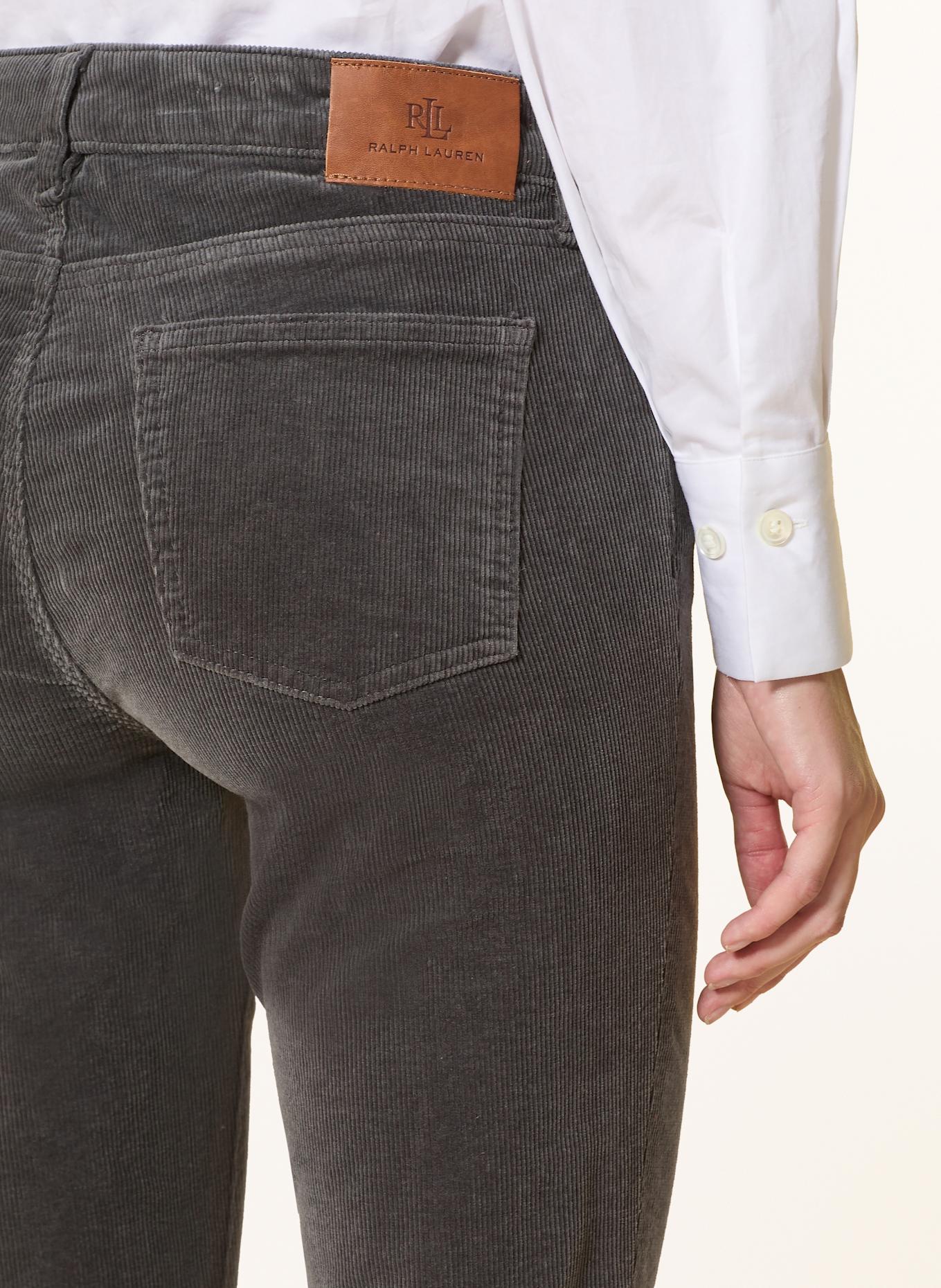 LAUREN RALPH LAUREN Cordhose: DUNKELGRAU