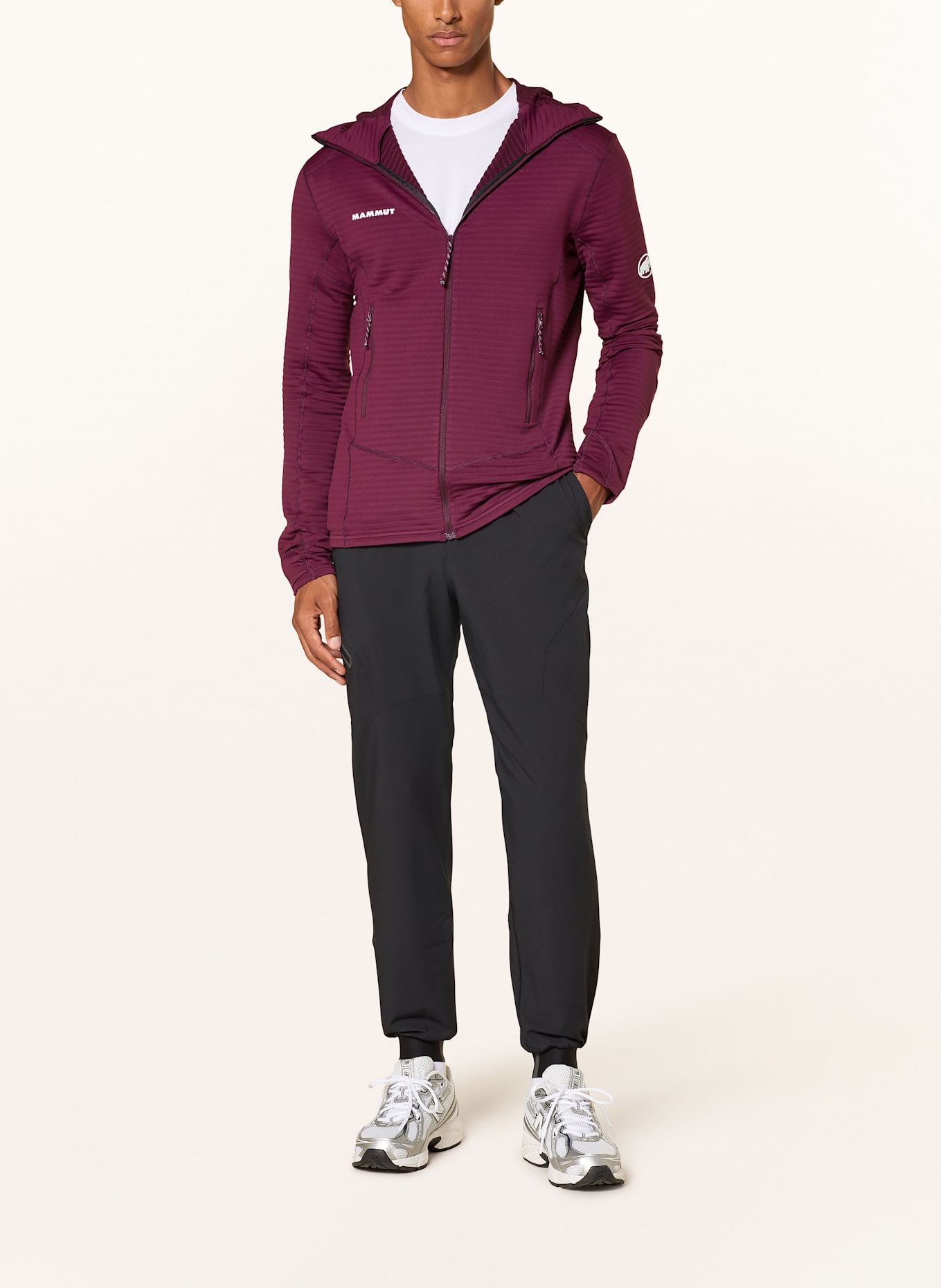 MAMMUT Midlayer-Jacke TAISS LIGHT: DUNKELROT