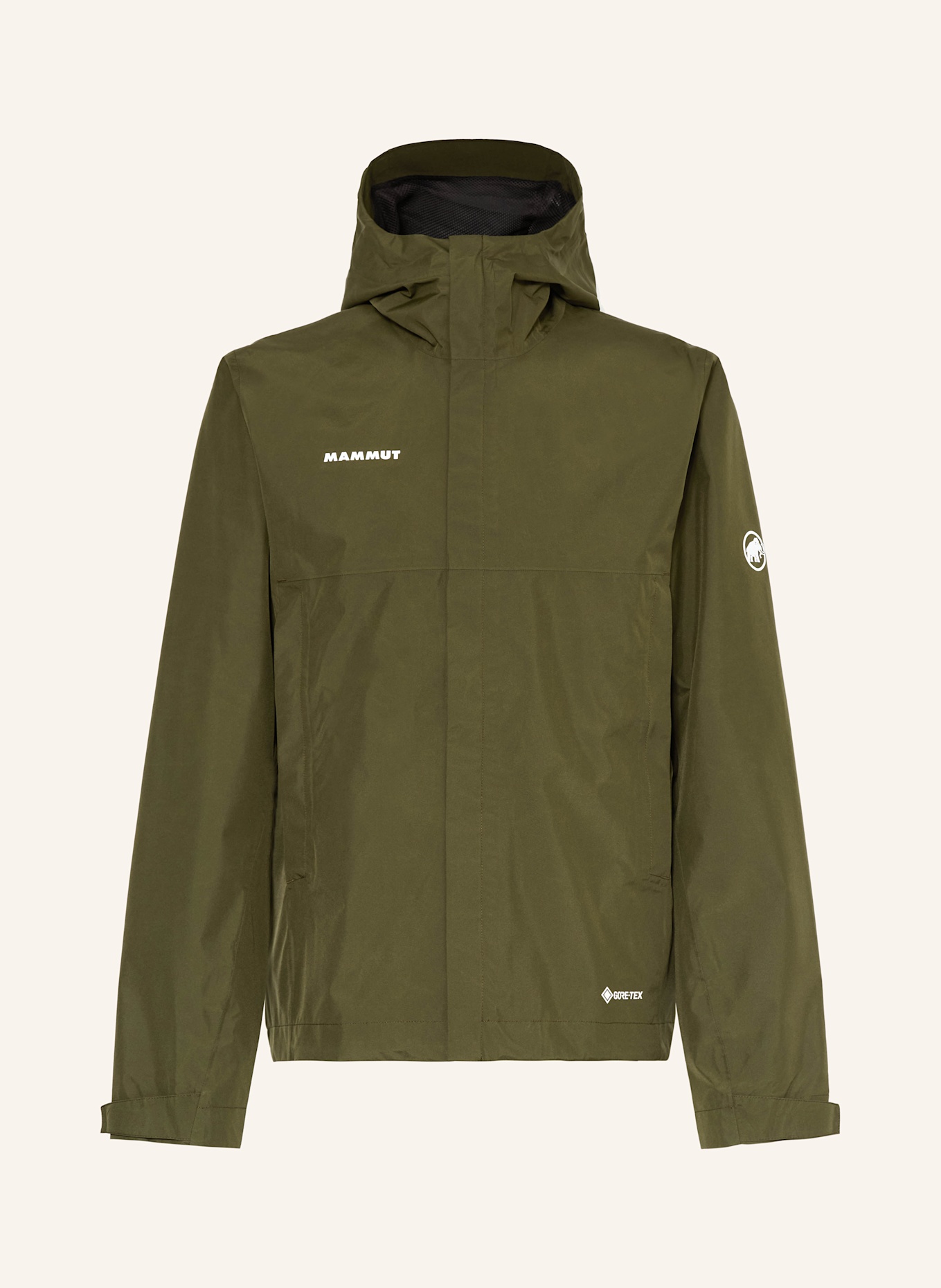 MAMMUT Funktionsjacke TRELINE LIGHT HS HOODED: DUNKELGRÜN