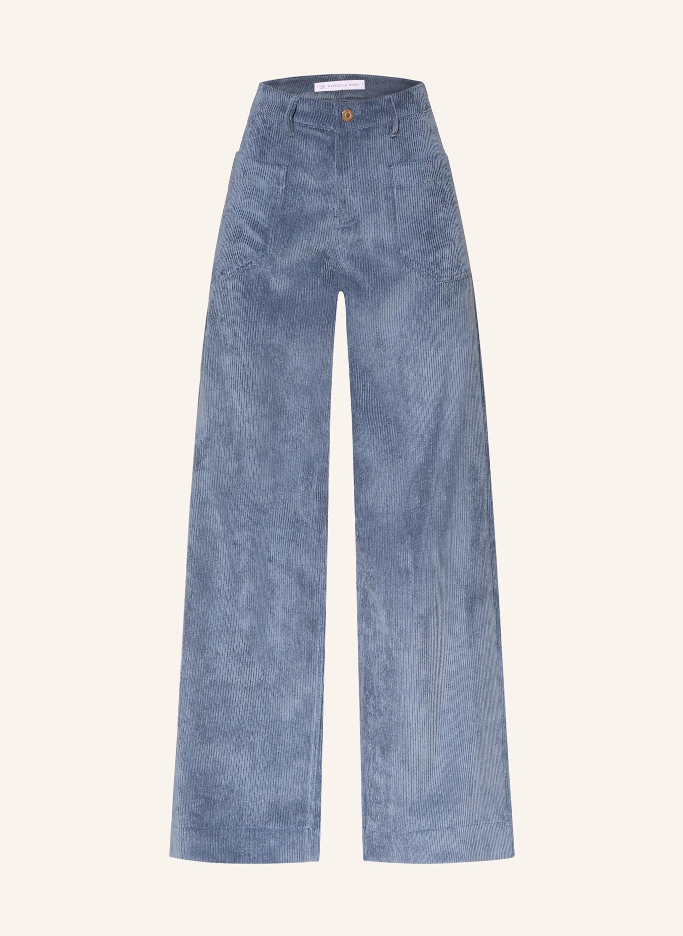 RAFFAELLO ROSSI Cordhose MIRU: BLAUGRAU