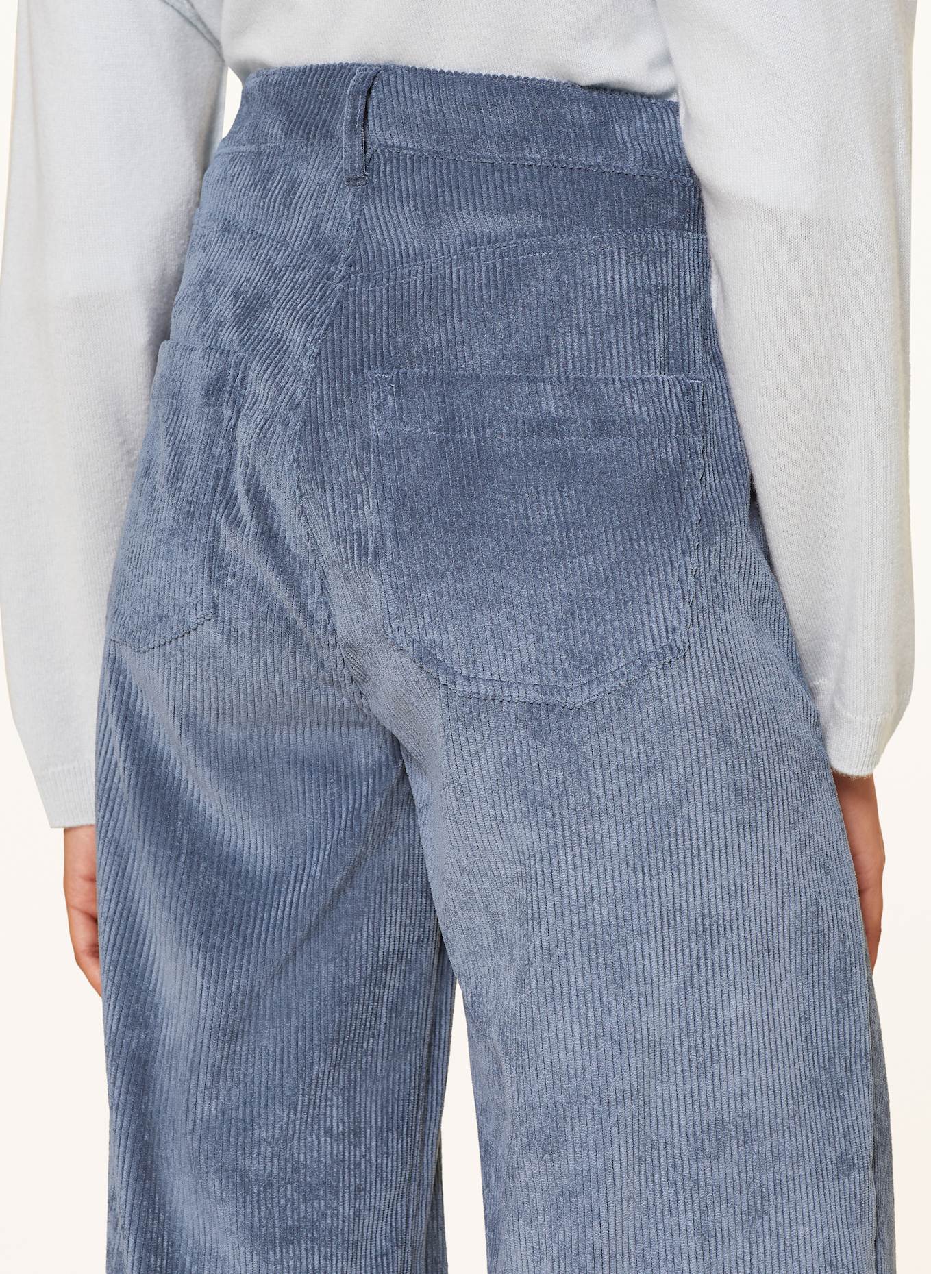 RAFFAELLO ROSSI Cordhose MIRU: BLAUGRAU