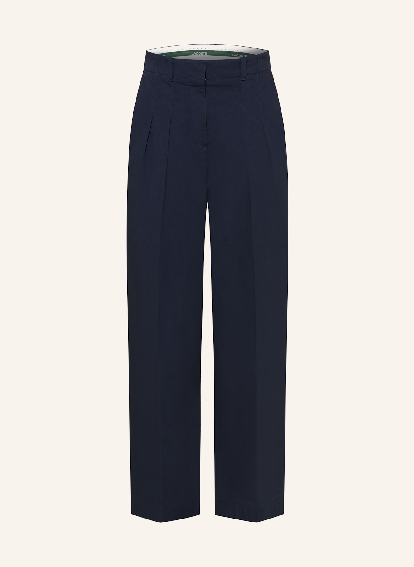 LACOSTE Marlenehose: DUNKELBLAU