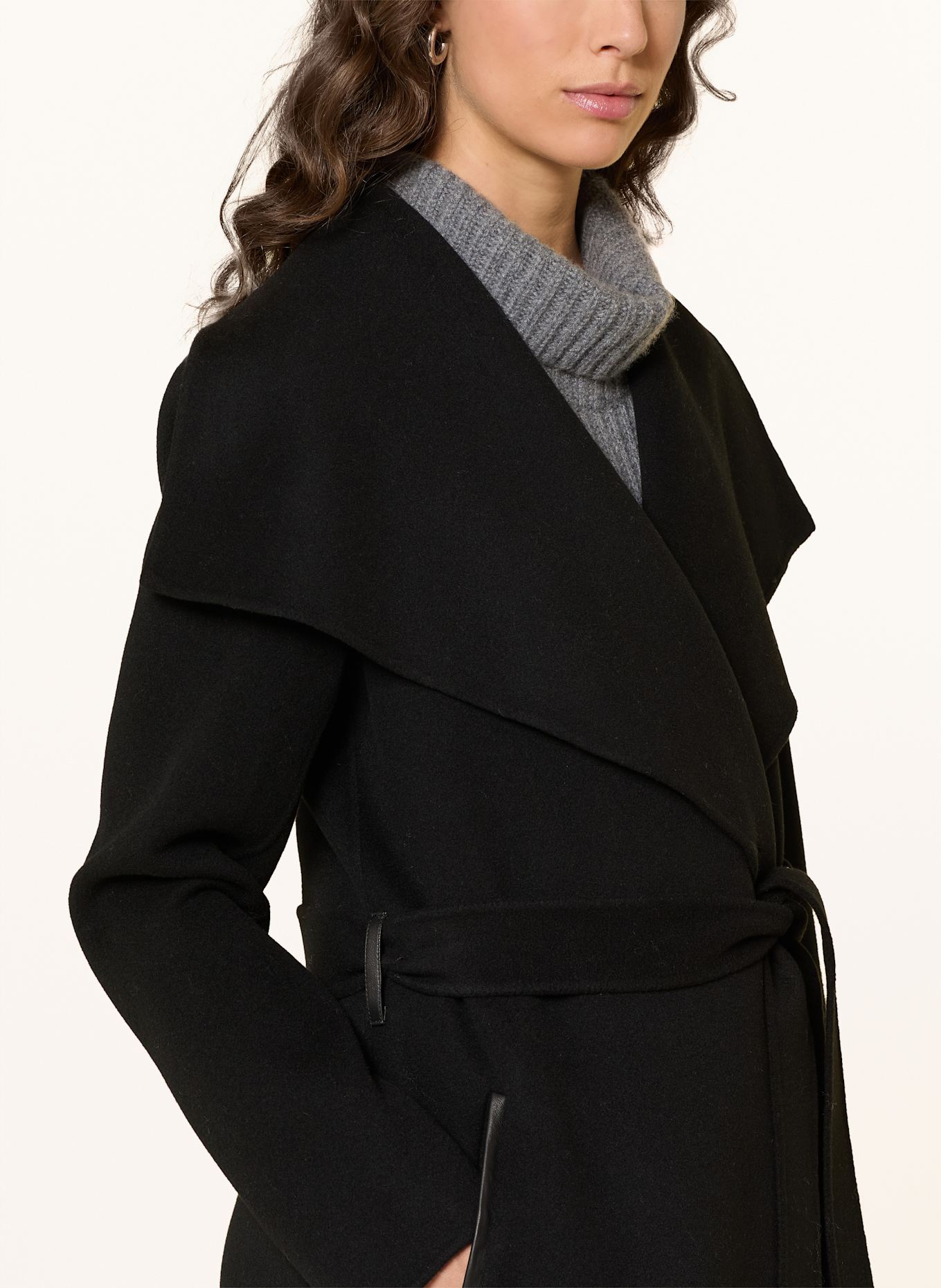 Mackage Wollmantel MAI: SCHWARZ