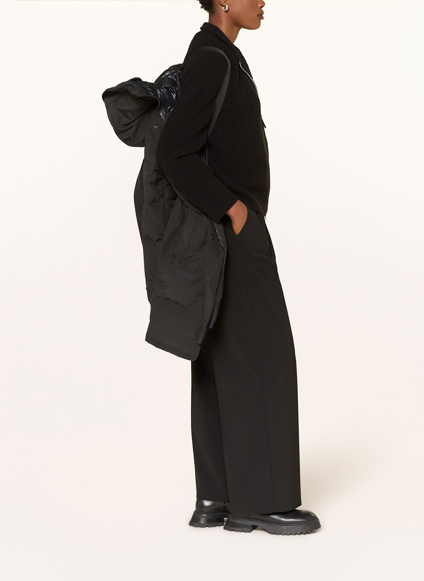 CANADA GOOSE Daunenparka SHELBURNE: SCHWARZ