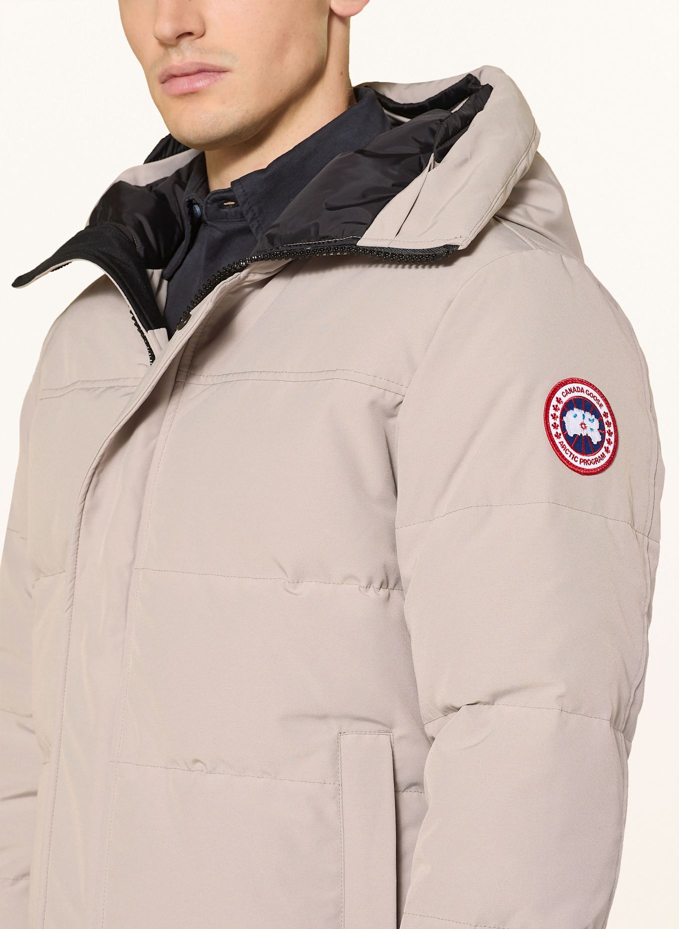 CANADA GOOSE Daunenjacke MACMILLAN: HELLGRAU