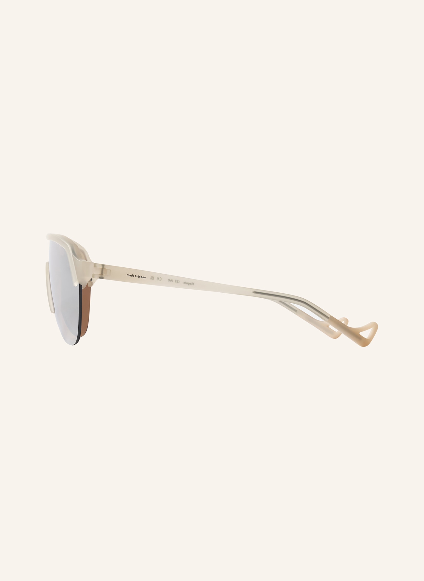 District Vision Multisportbrille NAGATA SPEED BLADE: WEISS / SCHWARZ