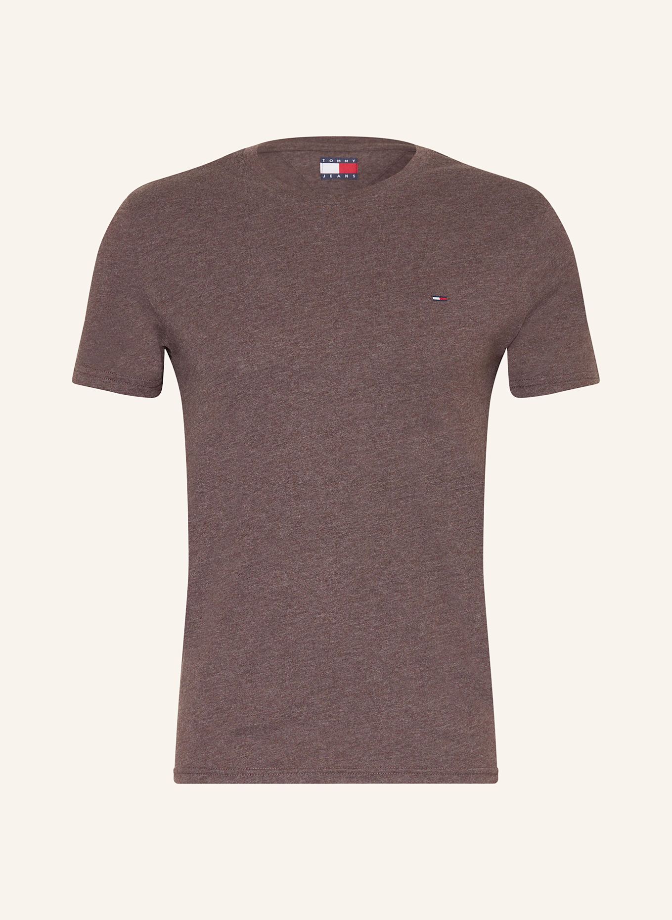 TOMMY JEANS T-Shirt: BRAUN