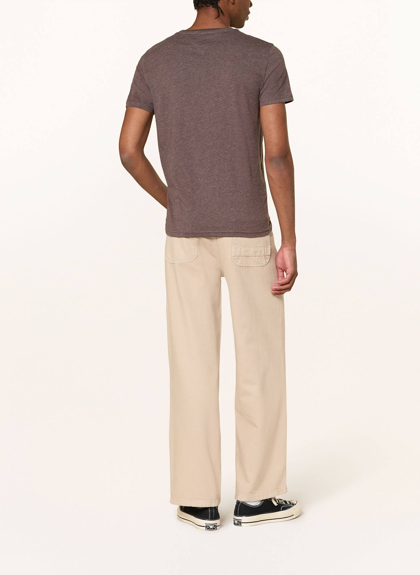 TOMMY JEANS T-Shirt: BRAUN