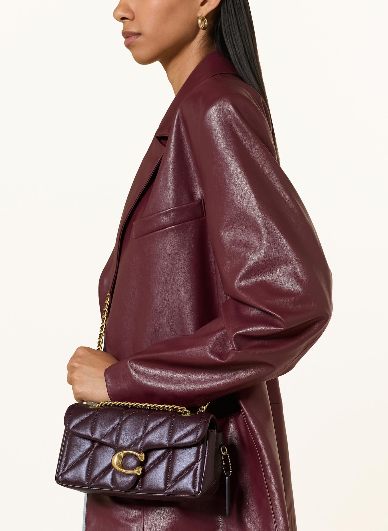 COACH Torba na ramię TABBY 20: CIEMNOCZERWONY