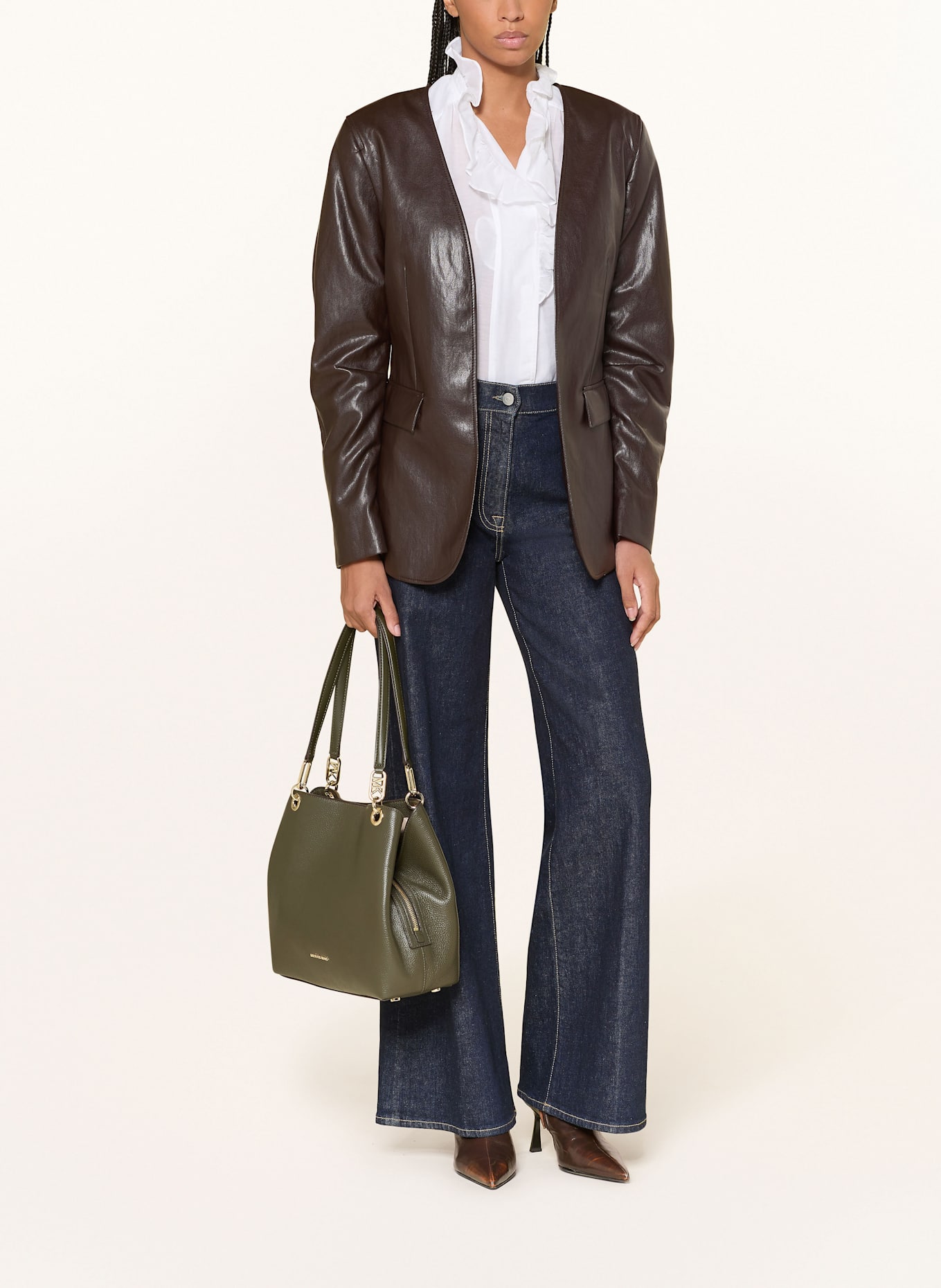 MICHAEL KORS Torba shopper KENSINGTON: CIEMNOZIELONY