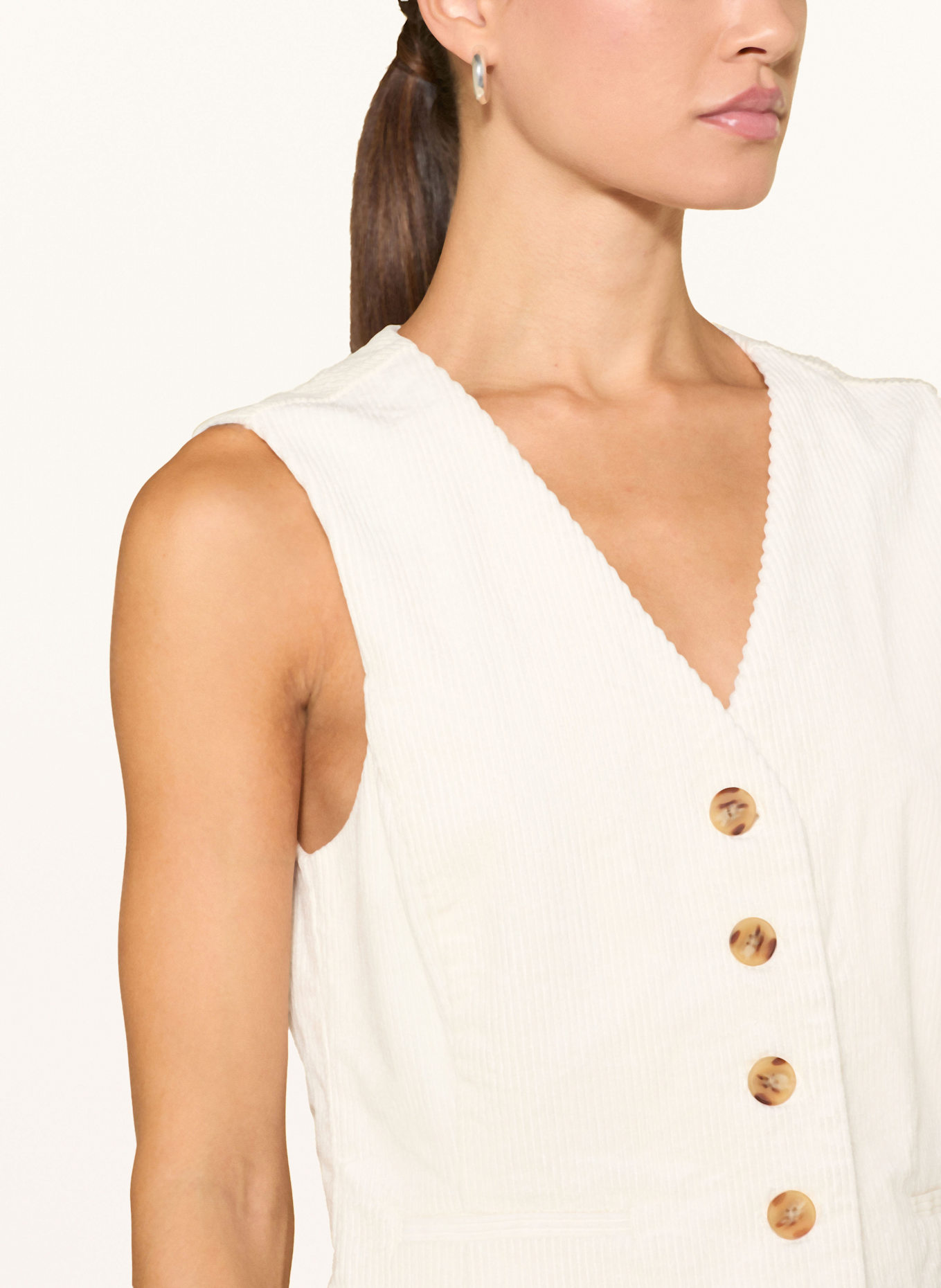 Part Two Blazerweste LINKA aus Cord: CREME