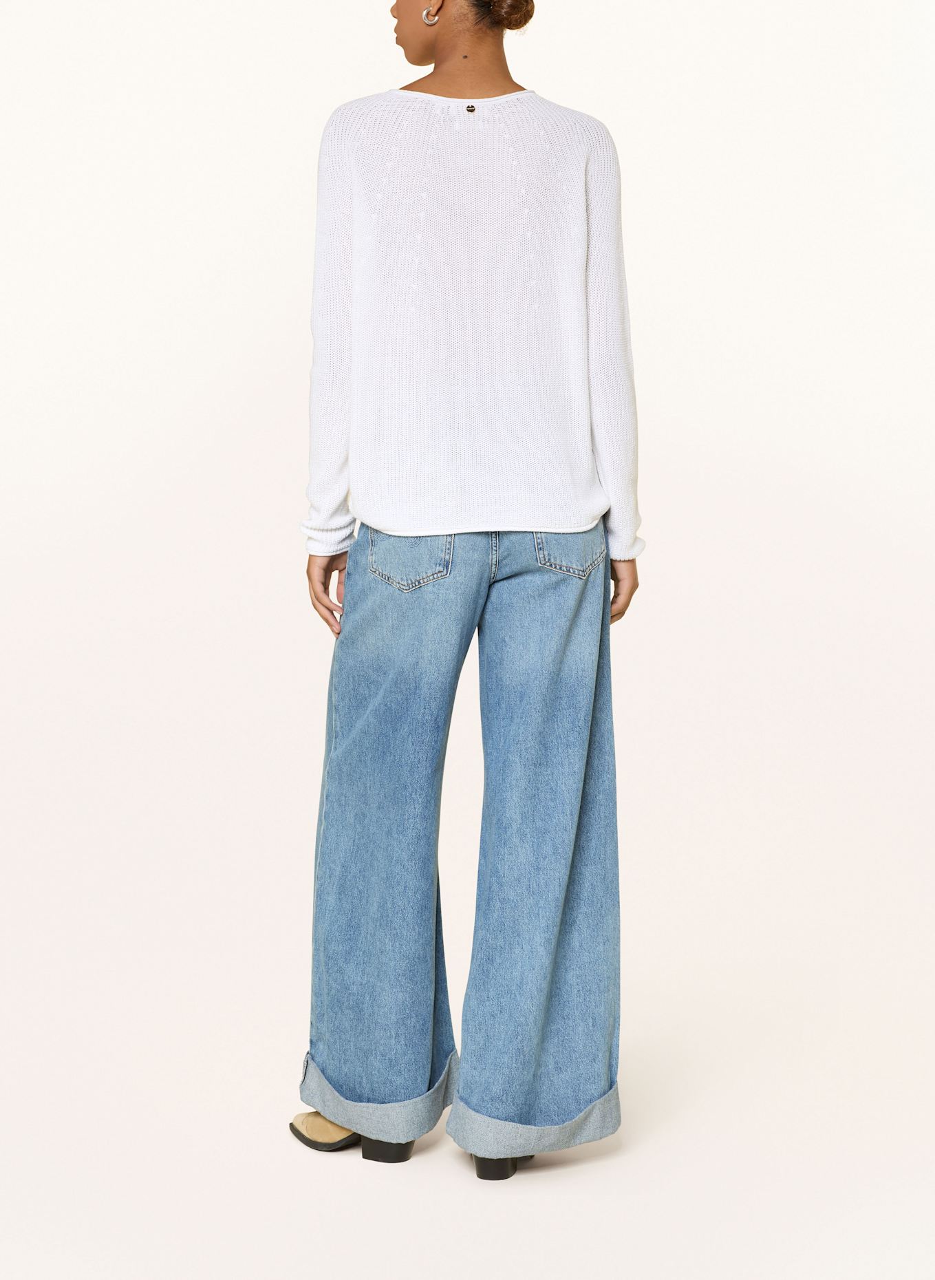 Rich & Royal Pullover: WEISS