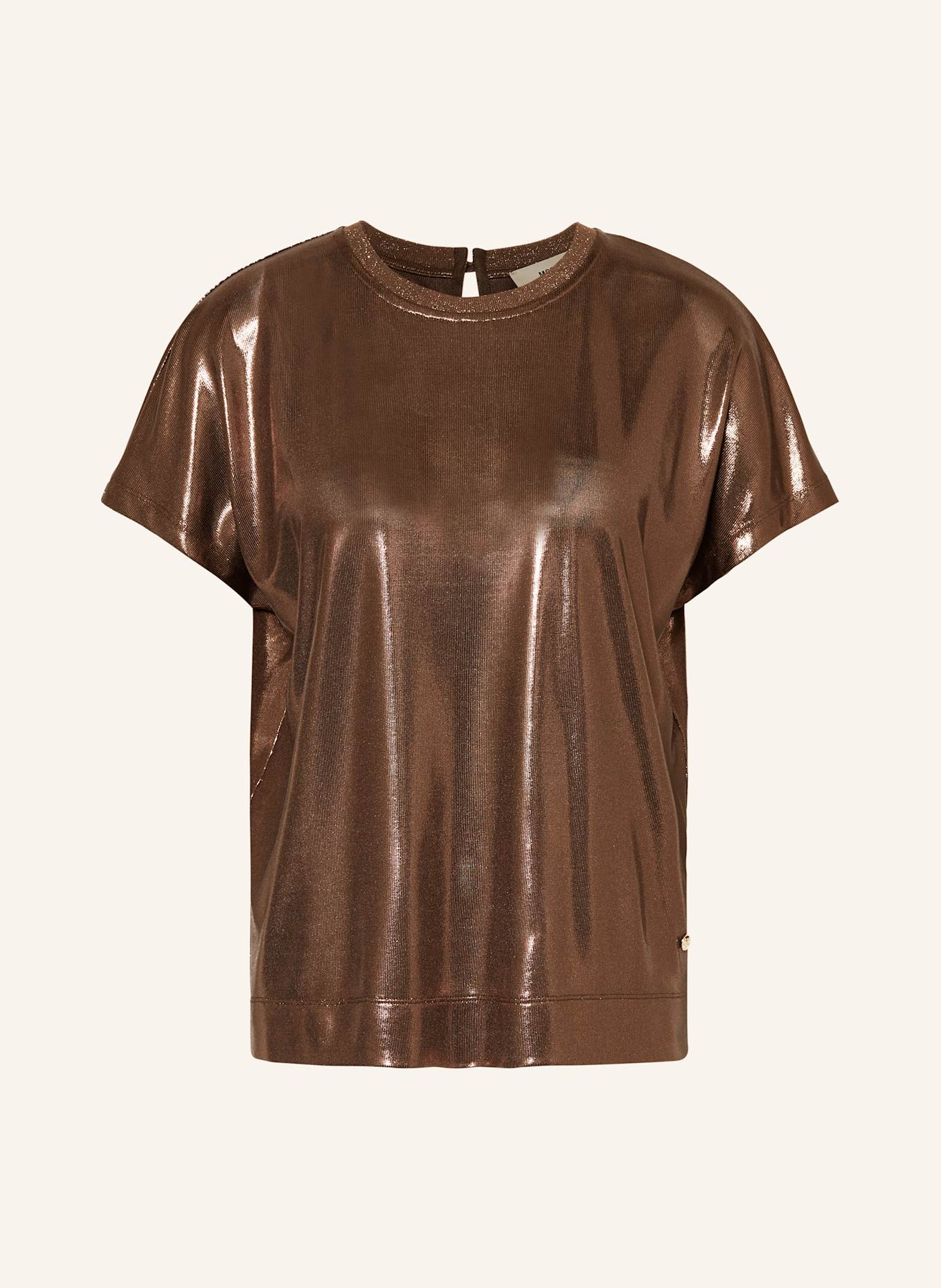 MOS MOSH T-Shirt MMNIVOLA: BRAUN