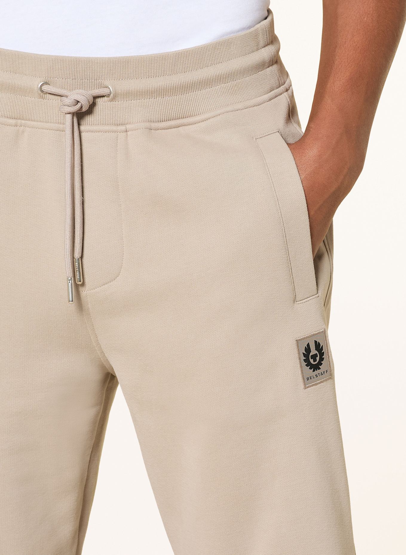 BELSTAFF Sweatpants: LIGHT BROWN