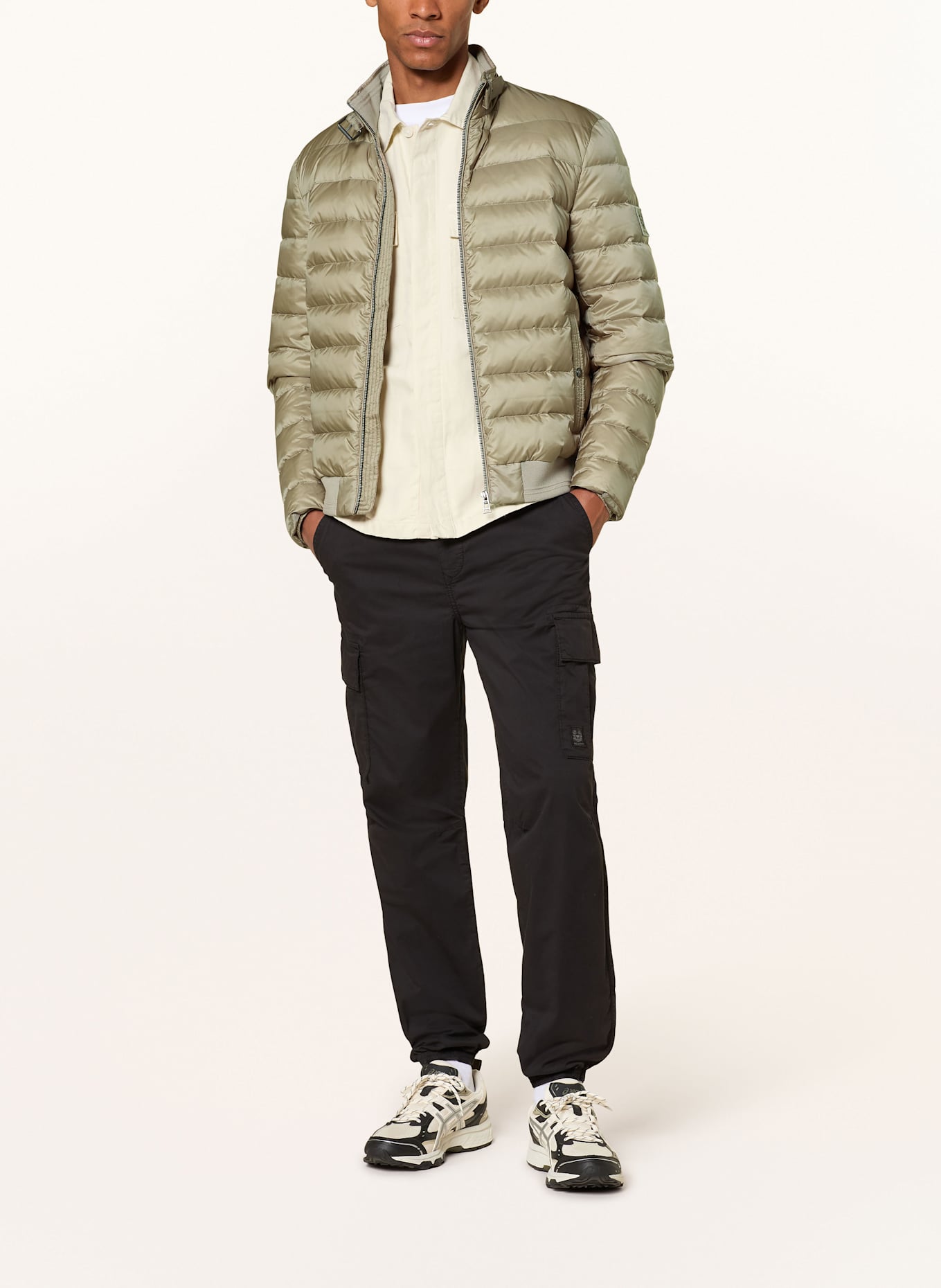 BELSTAFF Lightweight-Daunenjacke CIRCUIT: HELLGRÜN