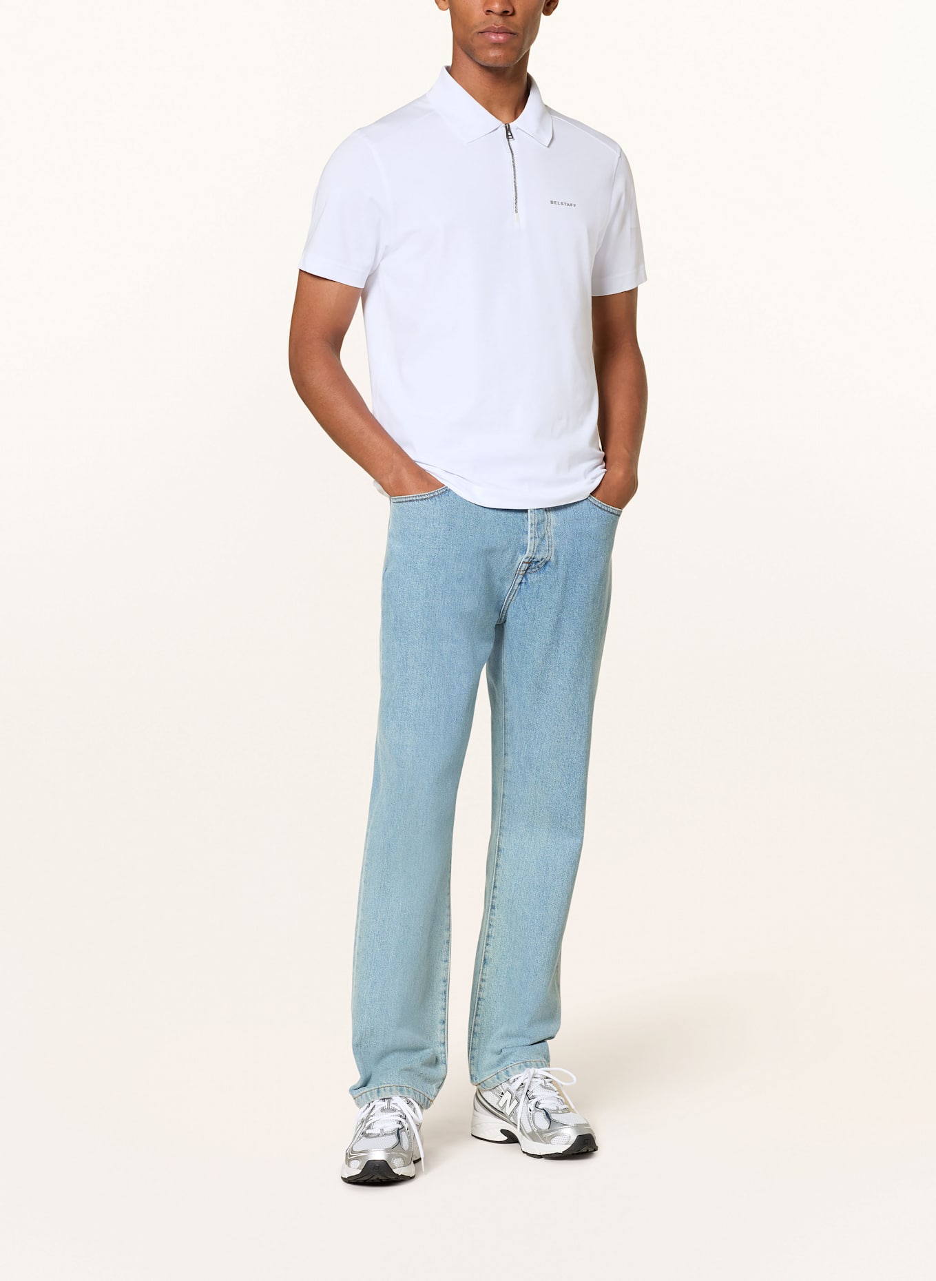 BELSTAFF Koszulka polo z dżerseju ALLOY: BIAŁY