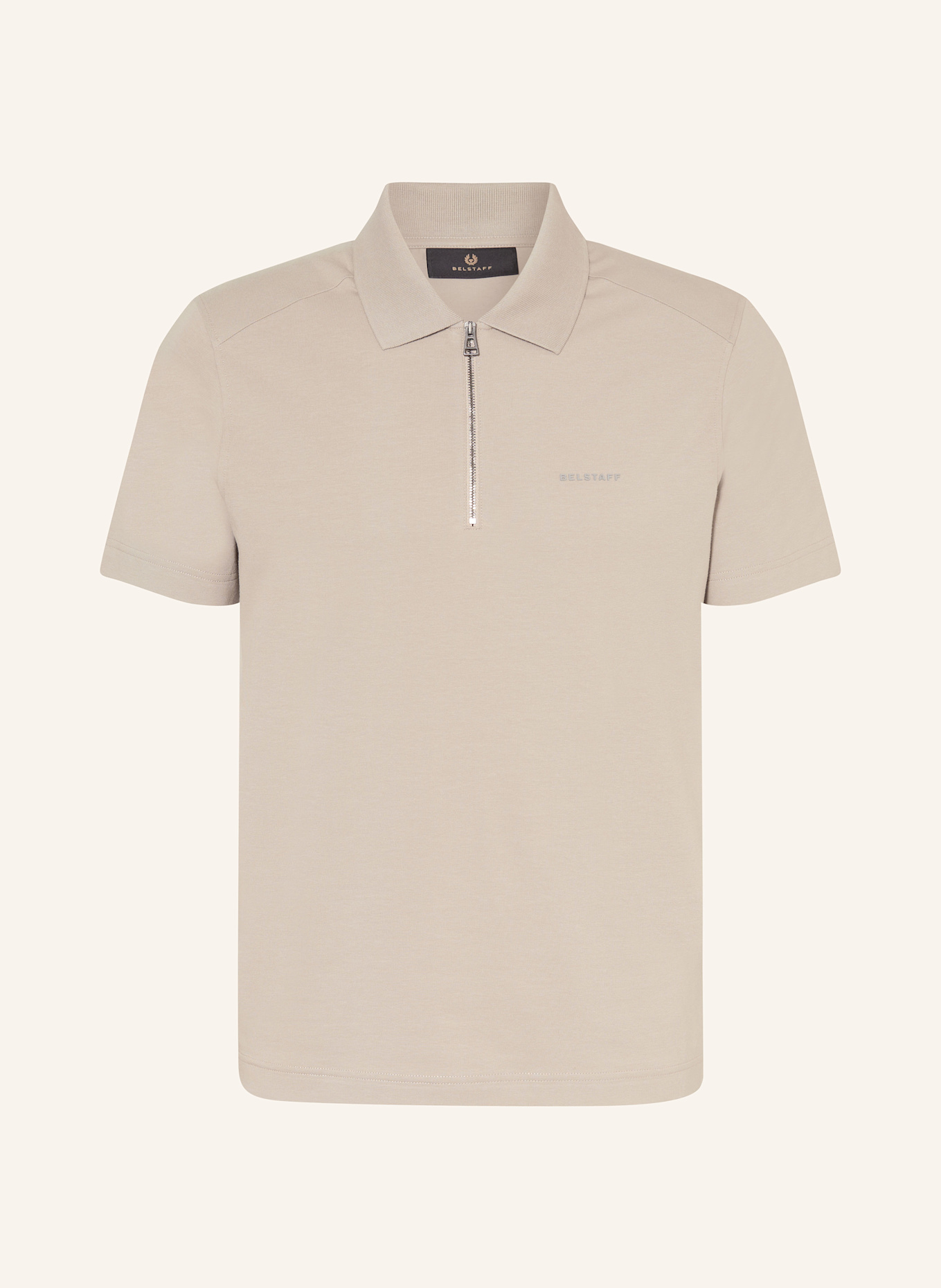 BELSTAFF ALLOY jersey polo shirt: LIGHT GRAY