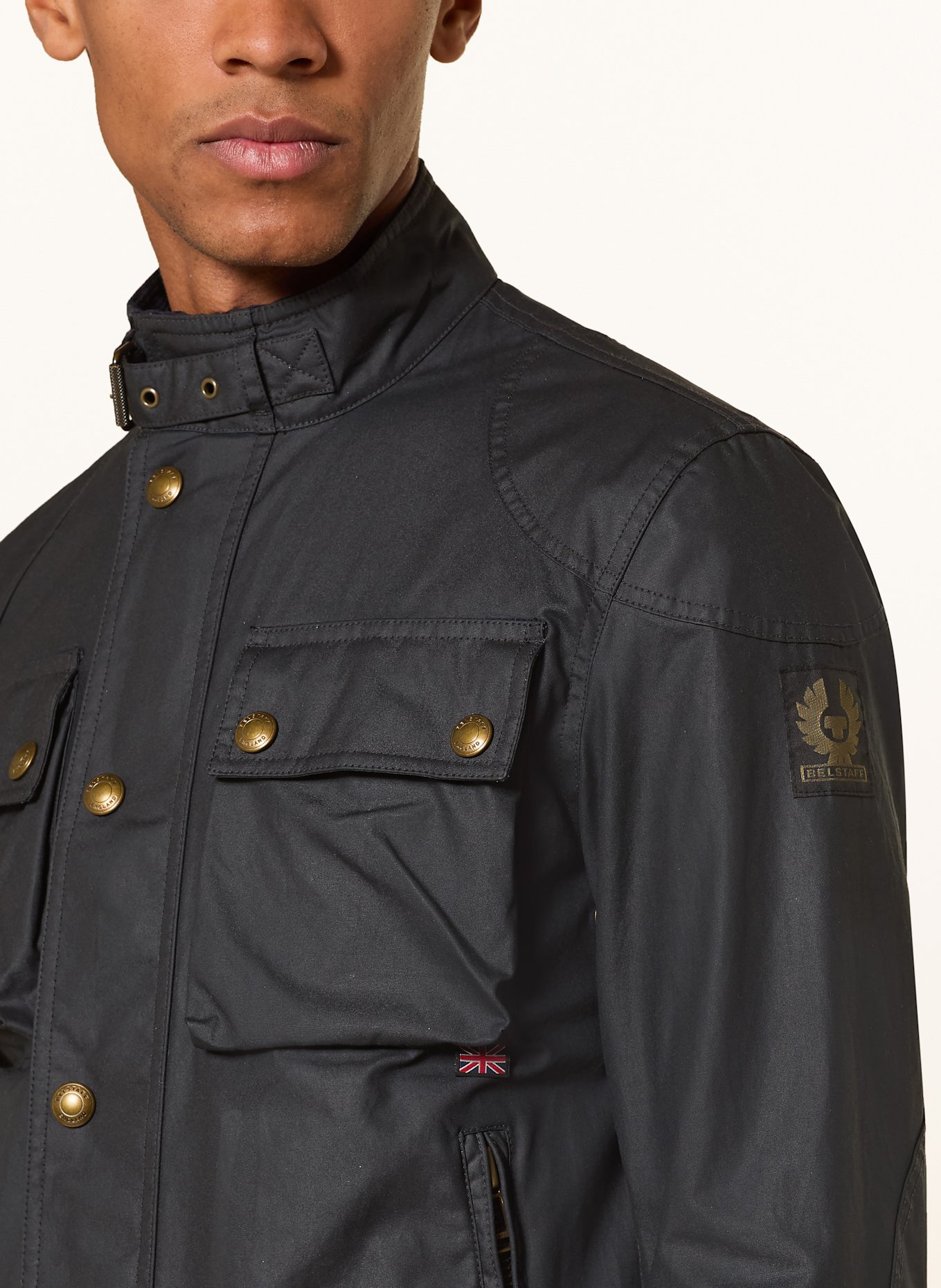 BELSTAFF Fieldjacket RACEMASTER: DUNKELBLAU