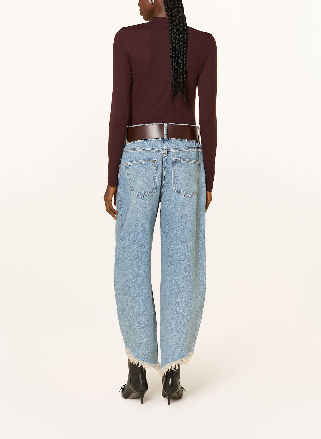 ALLSAINTS Longsleeve RINA: DUNKELROT