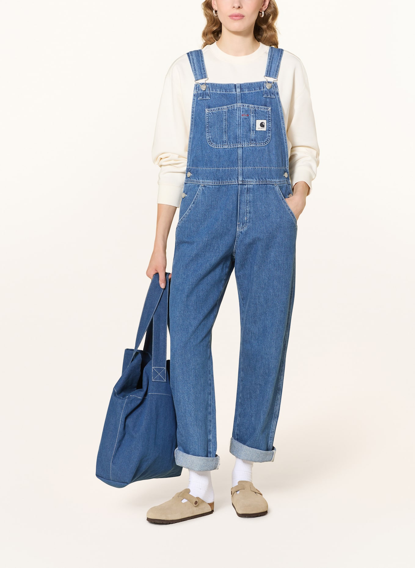 carhartt WIP Jeans-Latzhose BIB: 0106 Blue