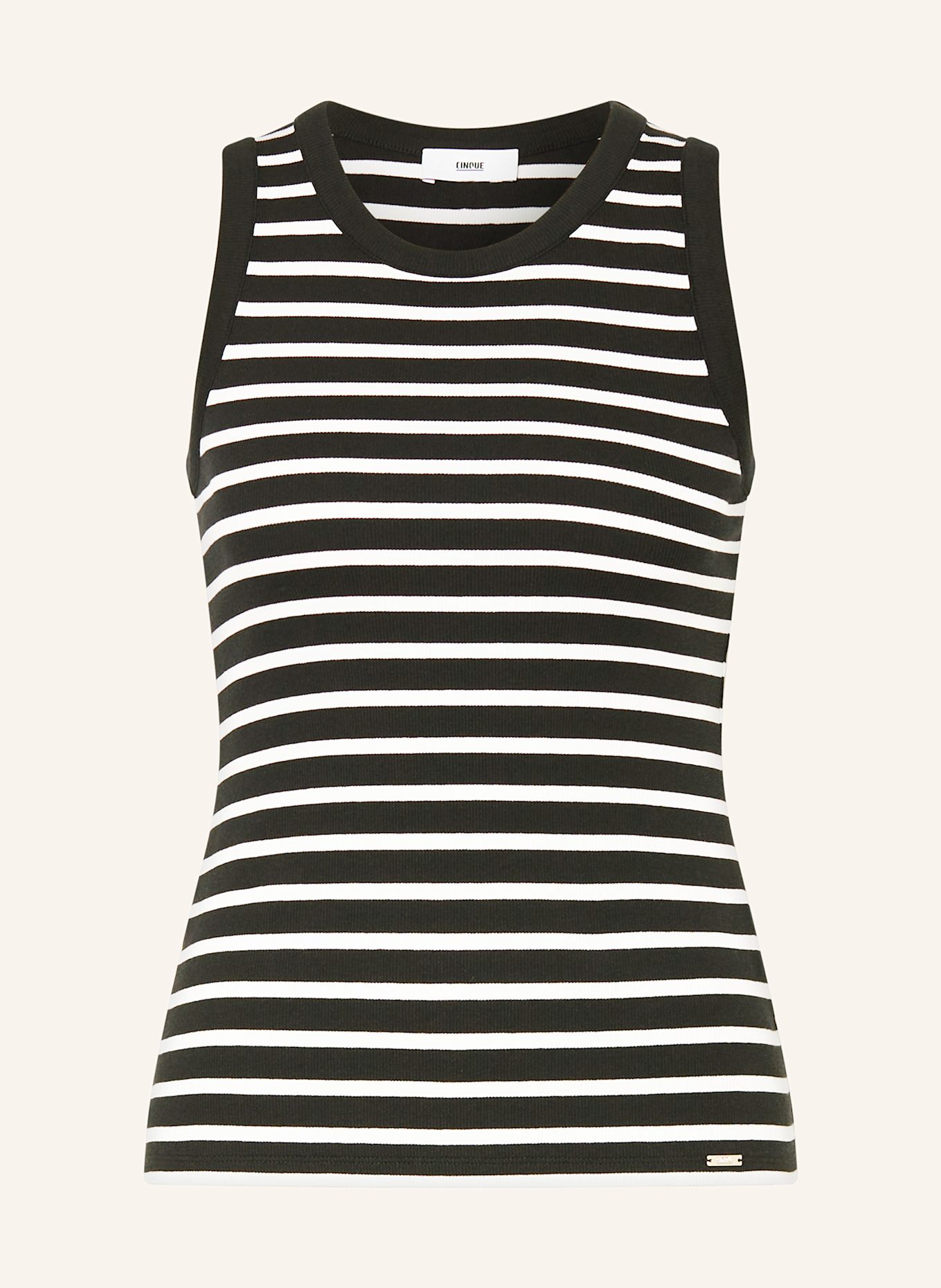 CINQUE Top CIRILA: SCHWARZ / WEISS