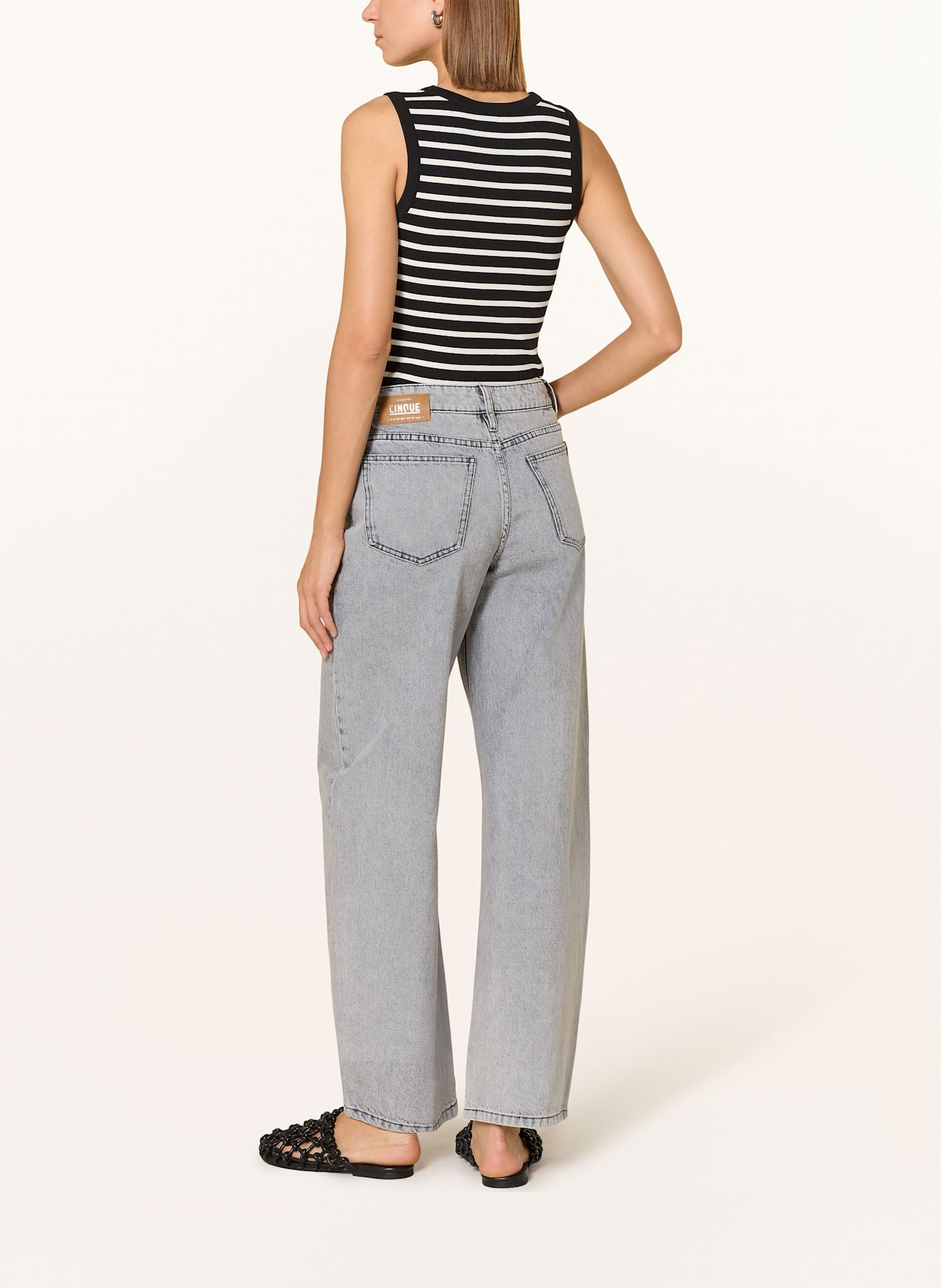 CINQUE Top CIRILA: SCHWARZ / WEISS