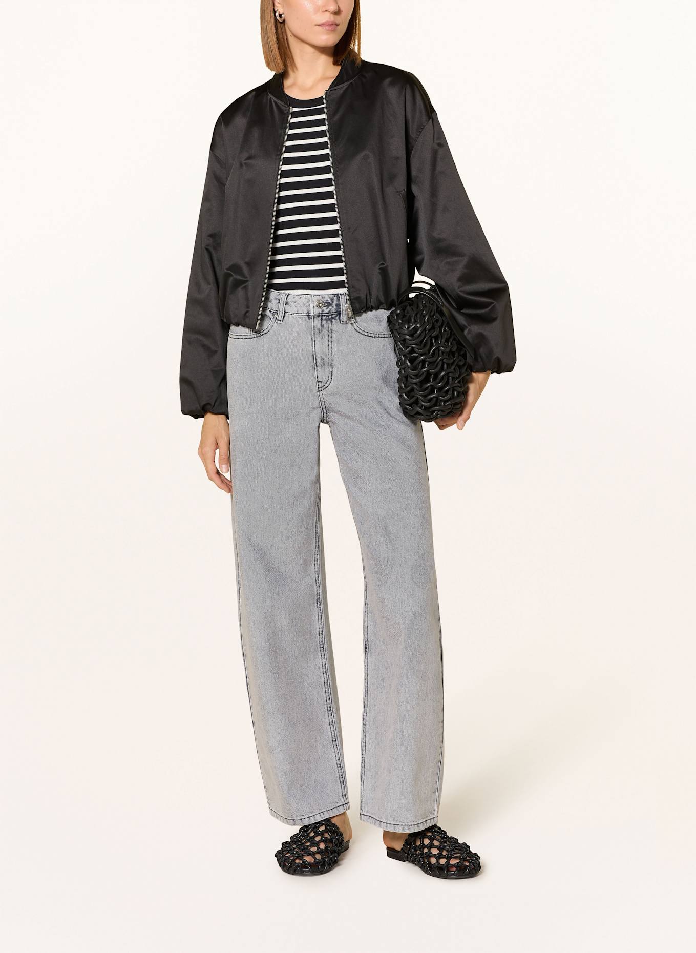 CINQUE Top CIRILA: SCHWARZ / WEISS