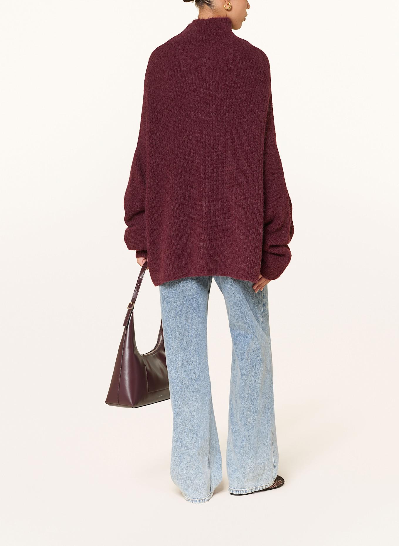 by Aylin Koenig Pullover MARA mit Alpaka: DUNKELROT