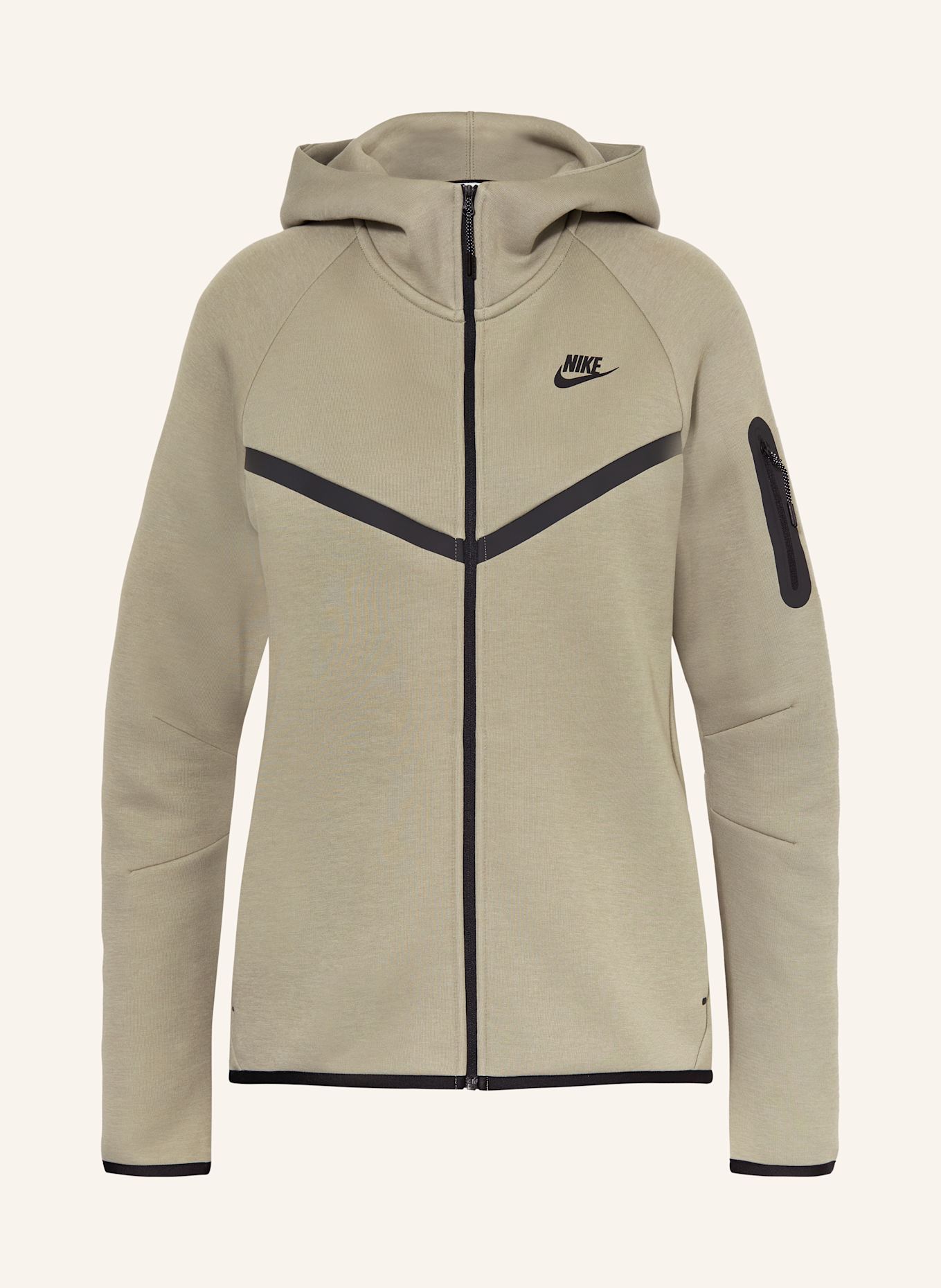 Nike Sweat jacket SPORTSWEAR: KHAKI / BLACK