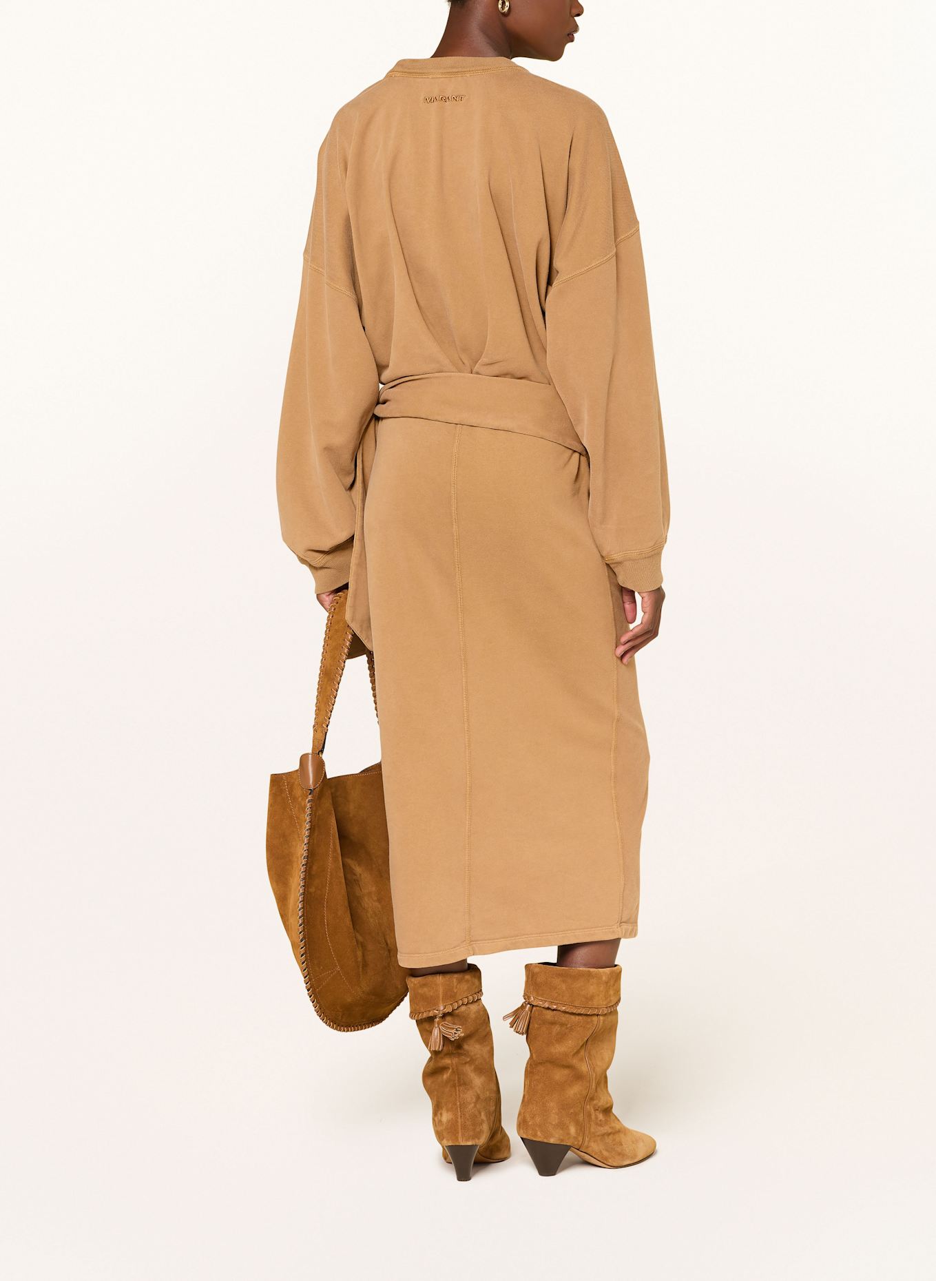 MARANT ÉTOILE Sweatkleid SANDRINA: COGNAC