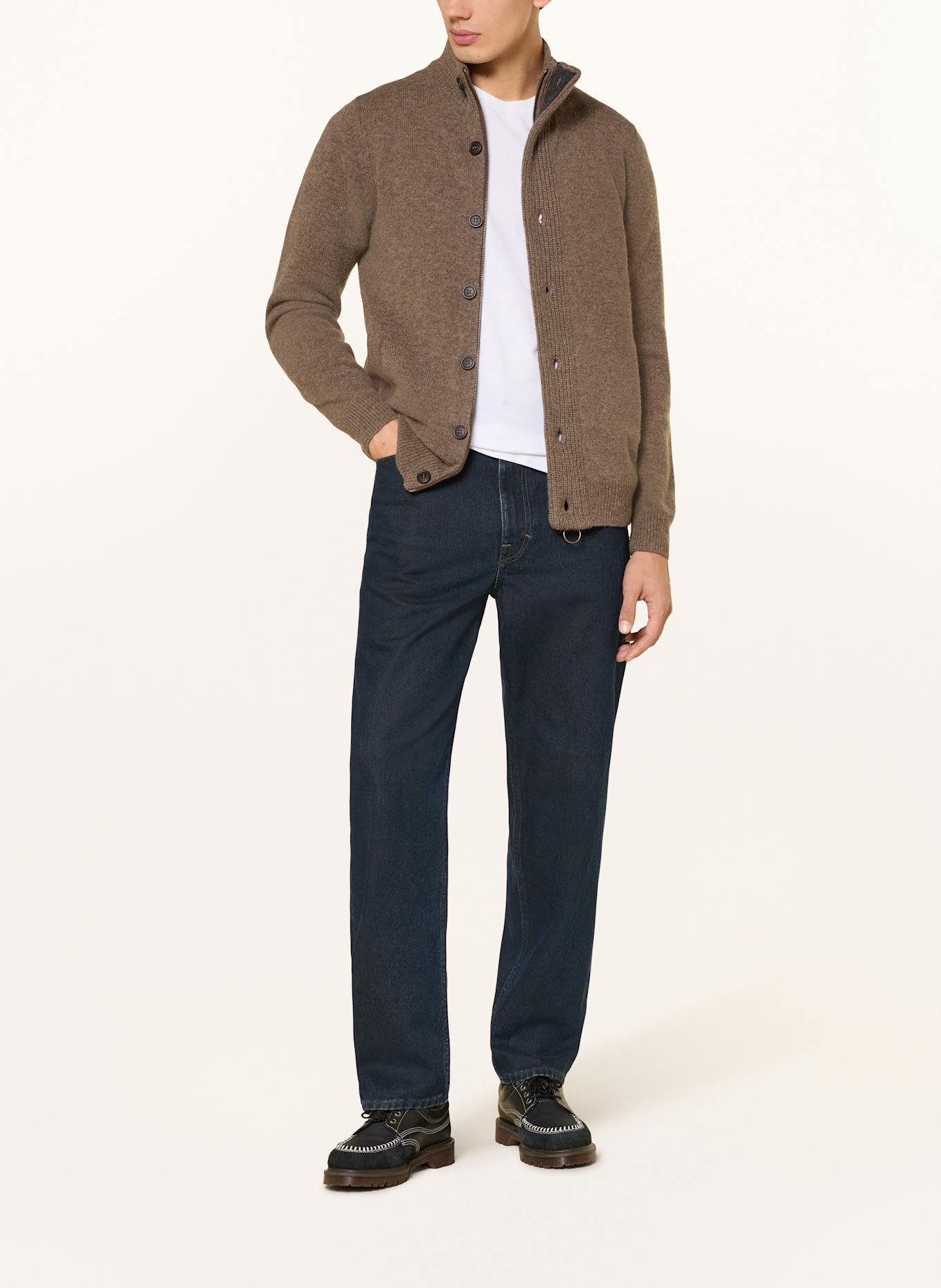 Barbour Strickjacke ESSENTIAL: BRAUN